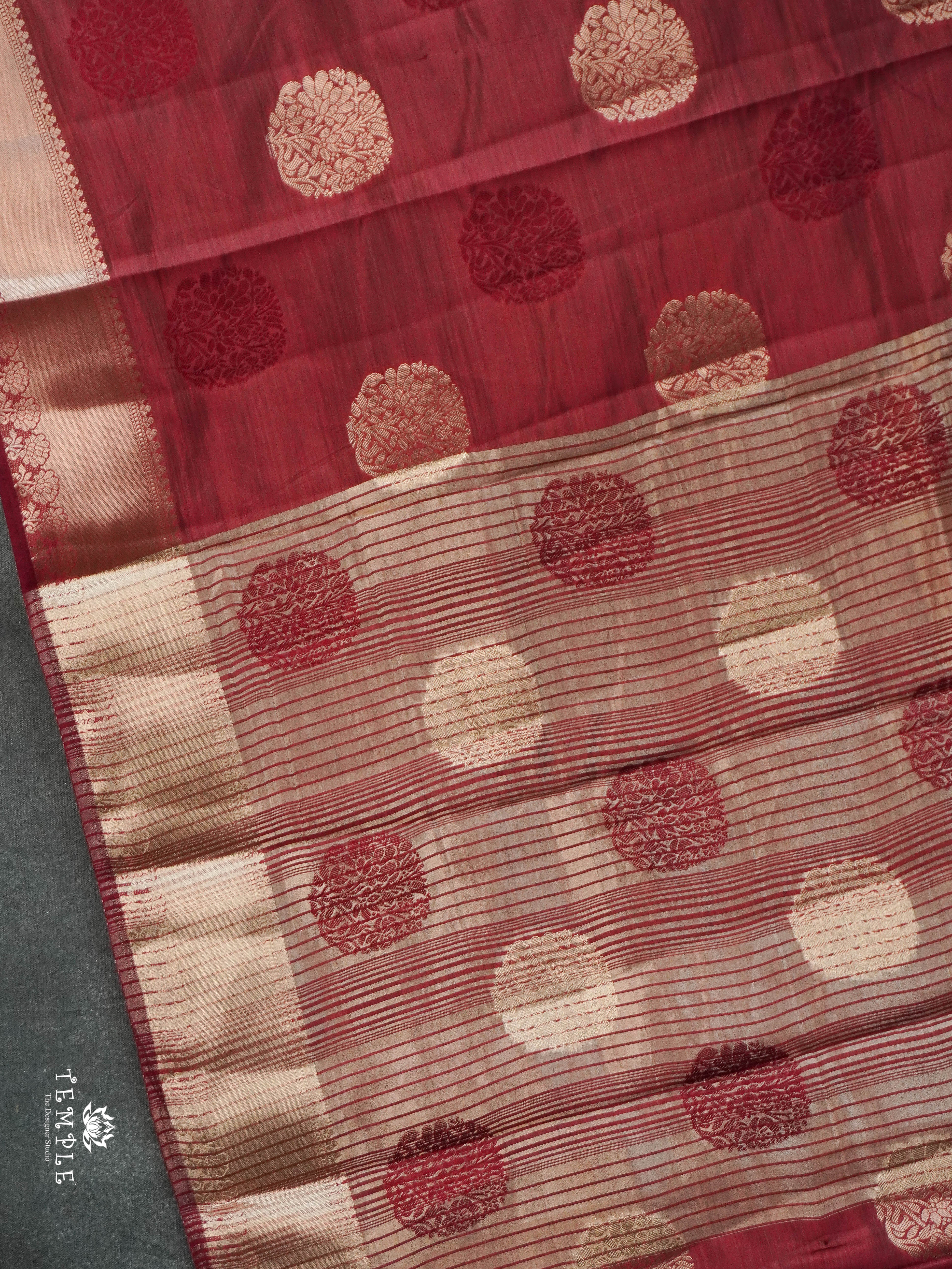 Semi Tussar Silk Saree | TTDS3147