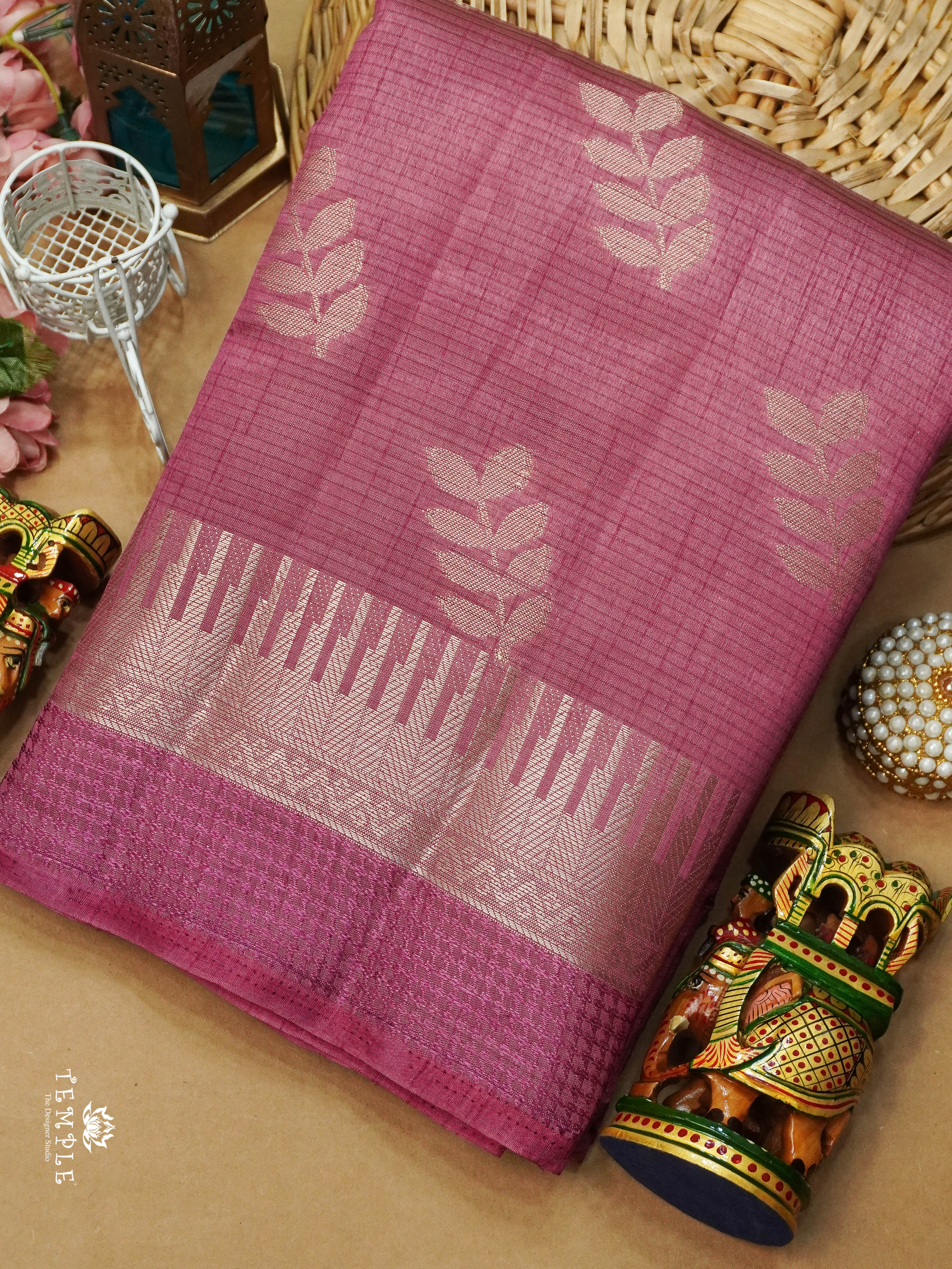 Semi Tussar Silk Saree | TTDS3148