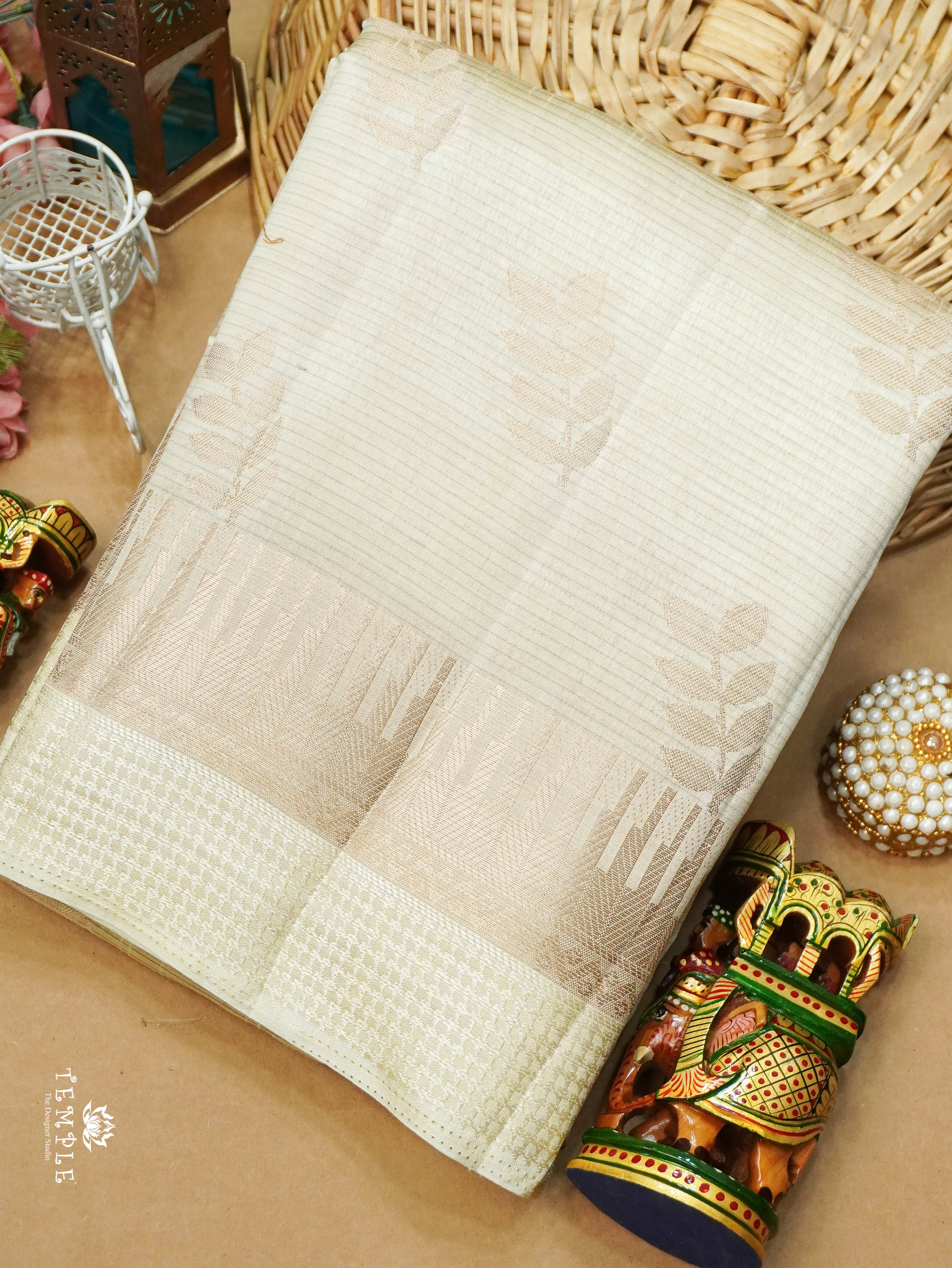 Semi Tussar Silk Saree | TTDS3148