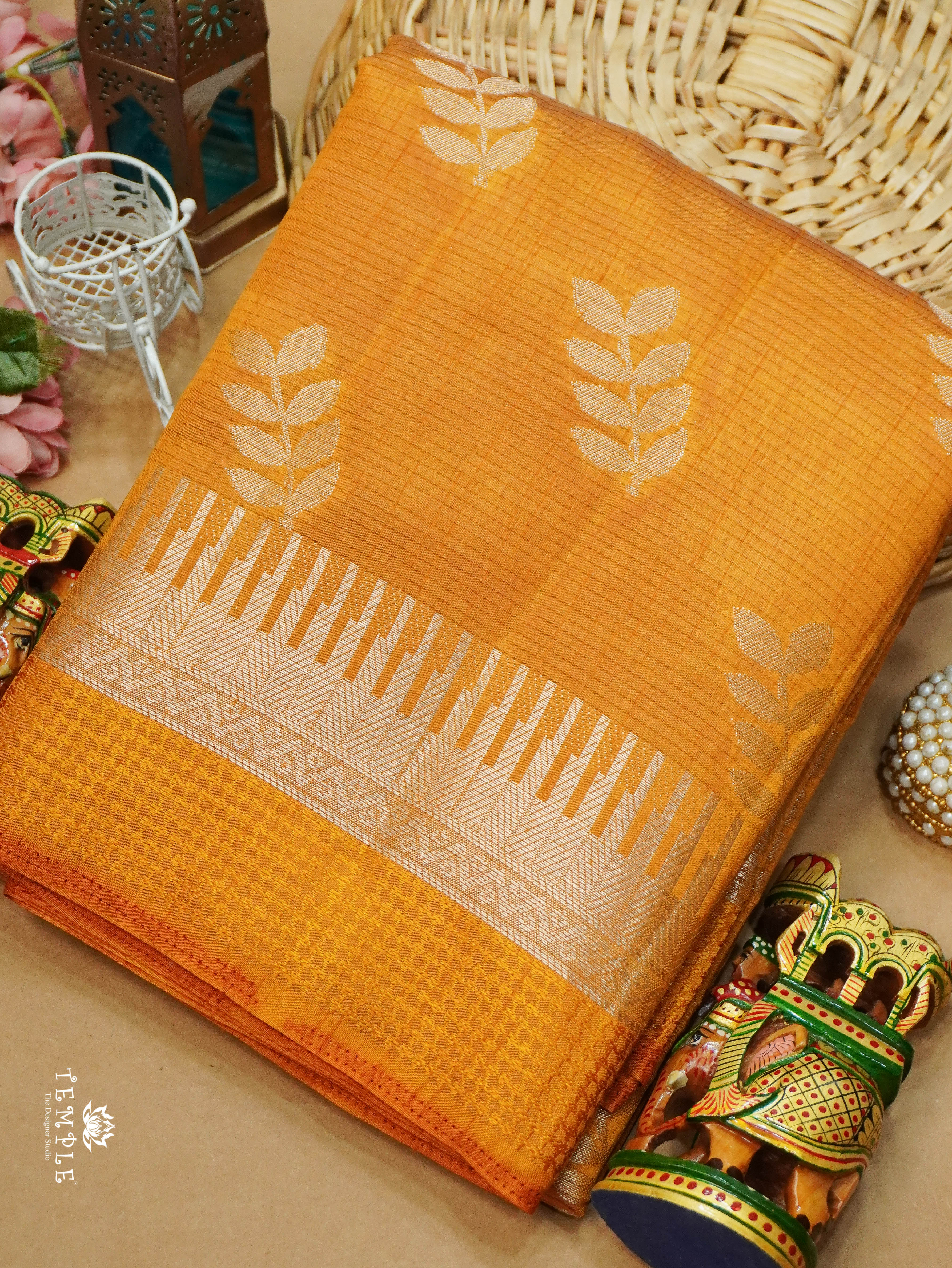 Semi Tussar Silk Saree | TTDS3148