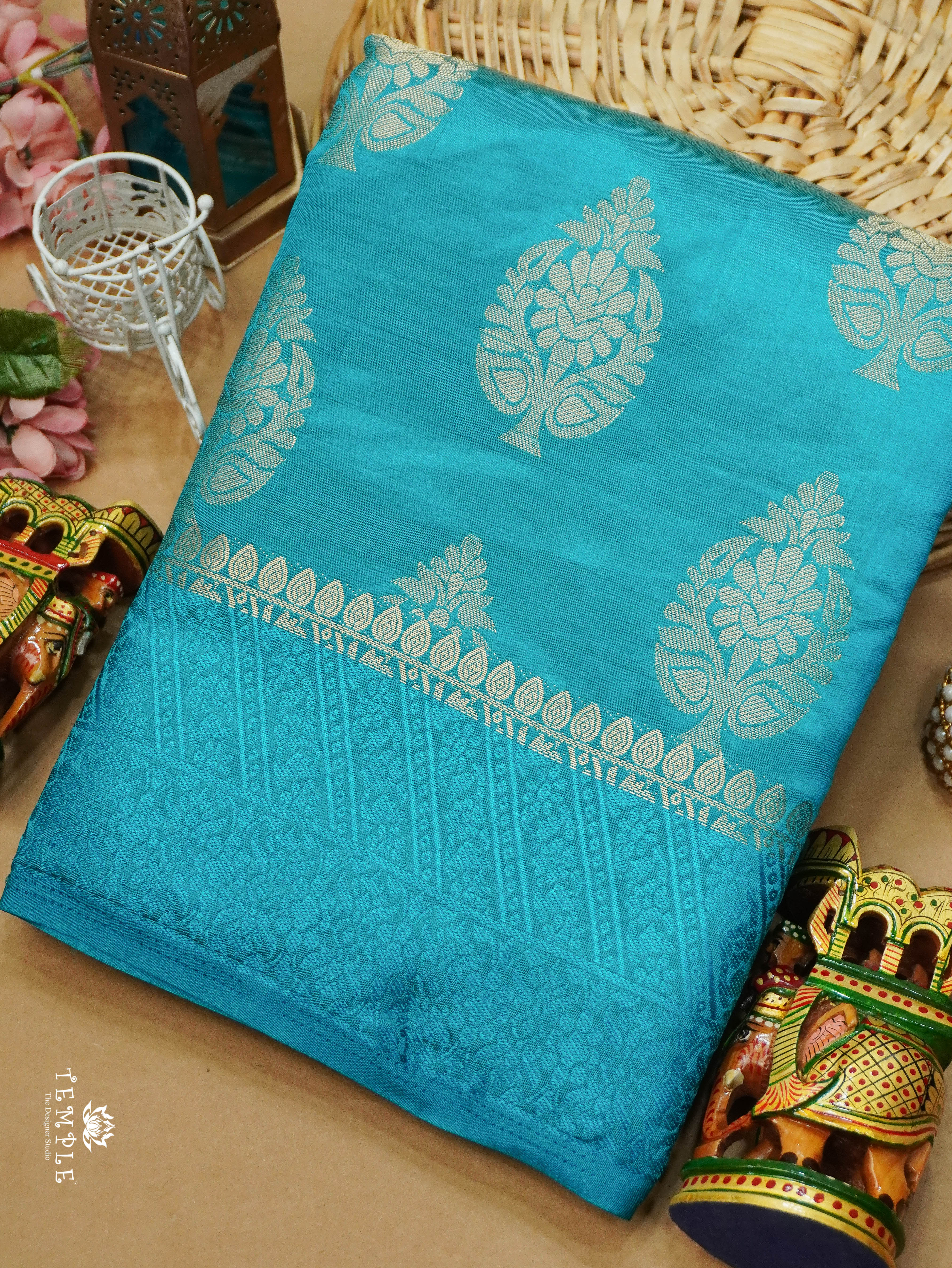 Semi Tussar Silk Saree | TTDS3150