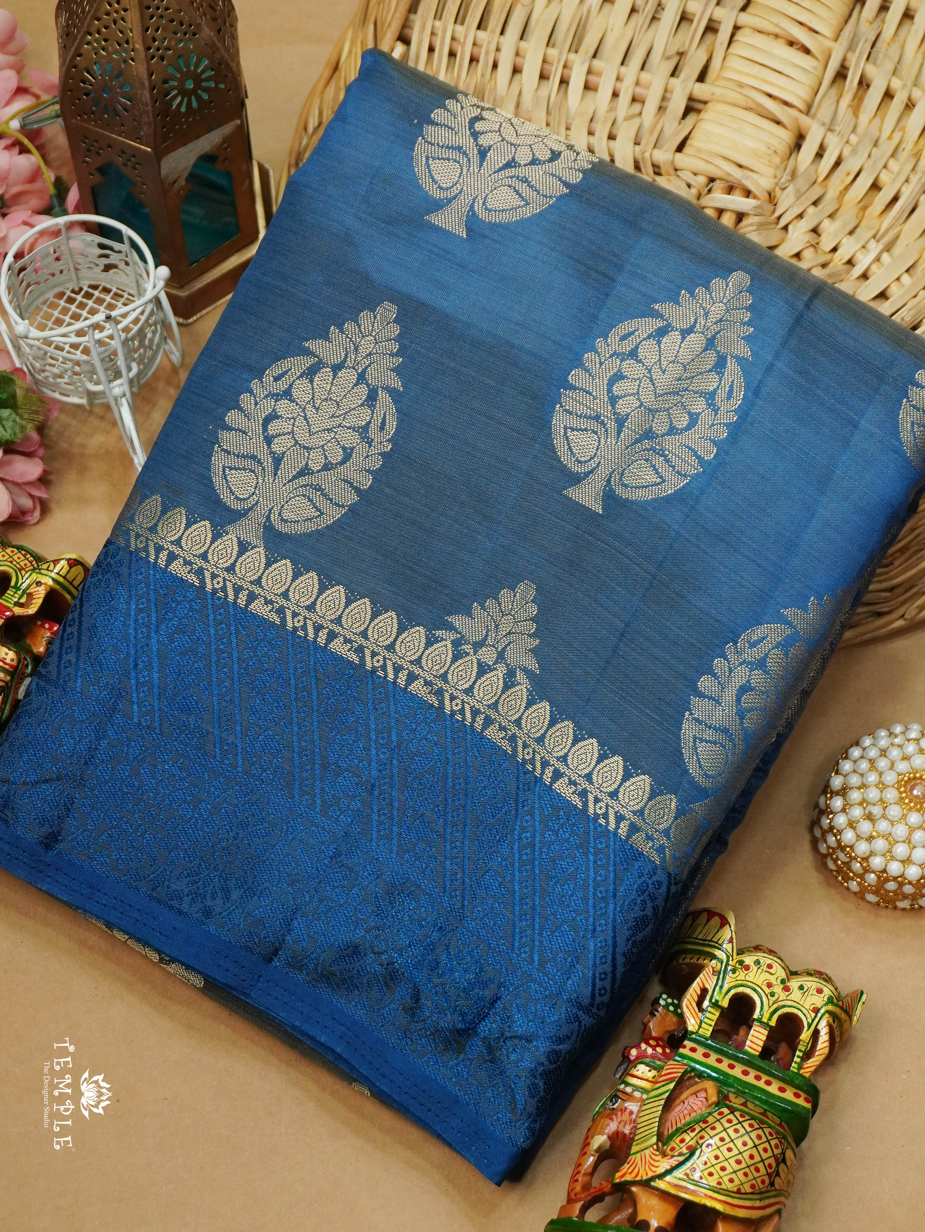 Semi Tussar Silk Saree | TTDS3150