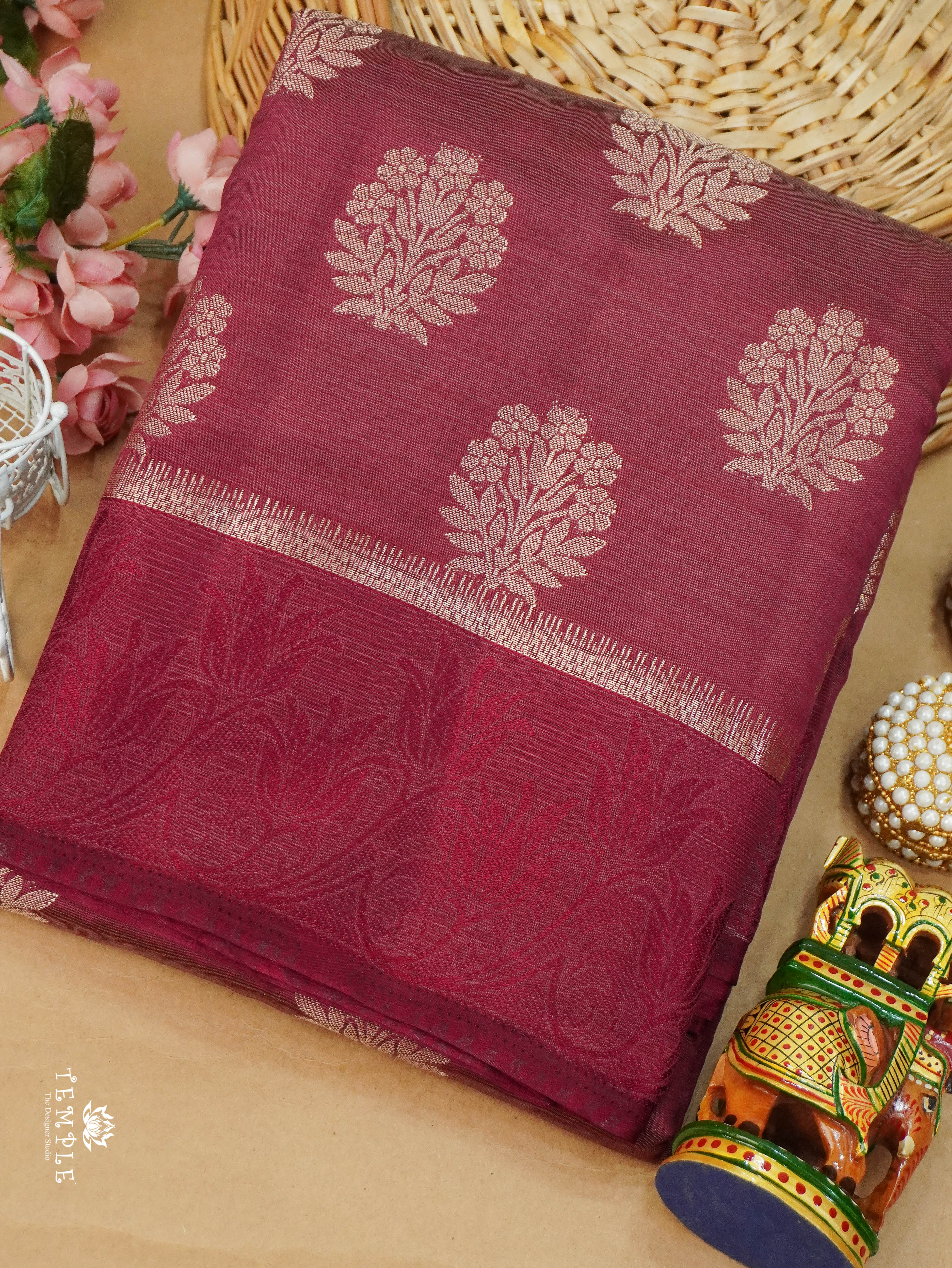 Semi Tussar Silk Saree | TTDS2686