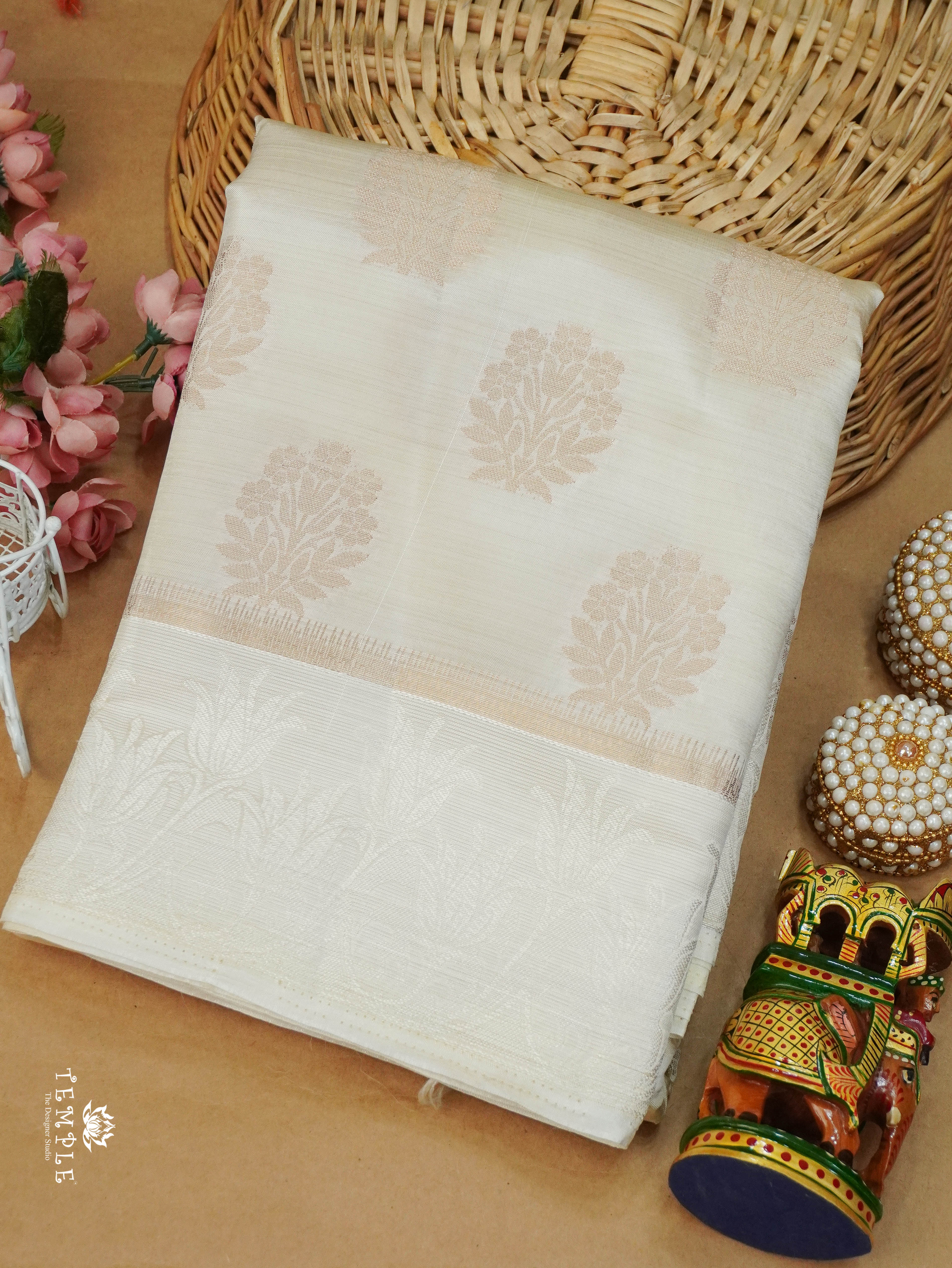 Semi Tussar Silk Saree | TTDS2686