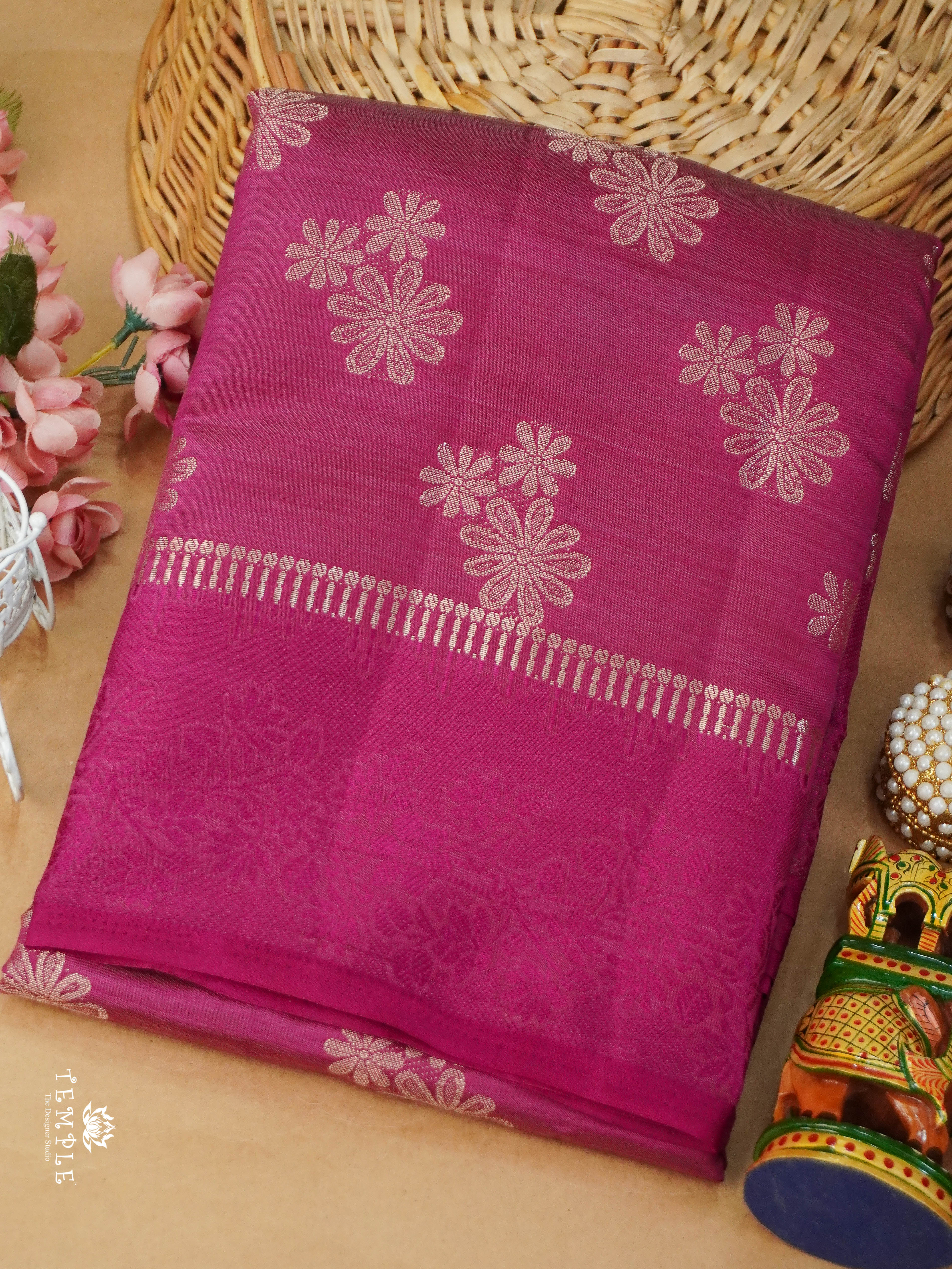 Semi Tussar Silk Saree | TTDS3149