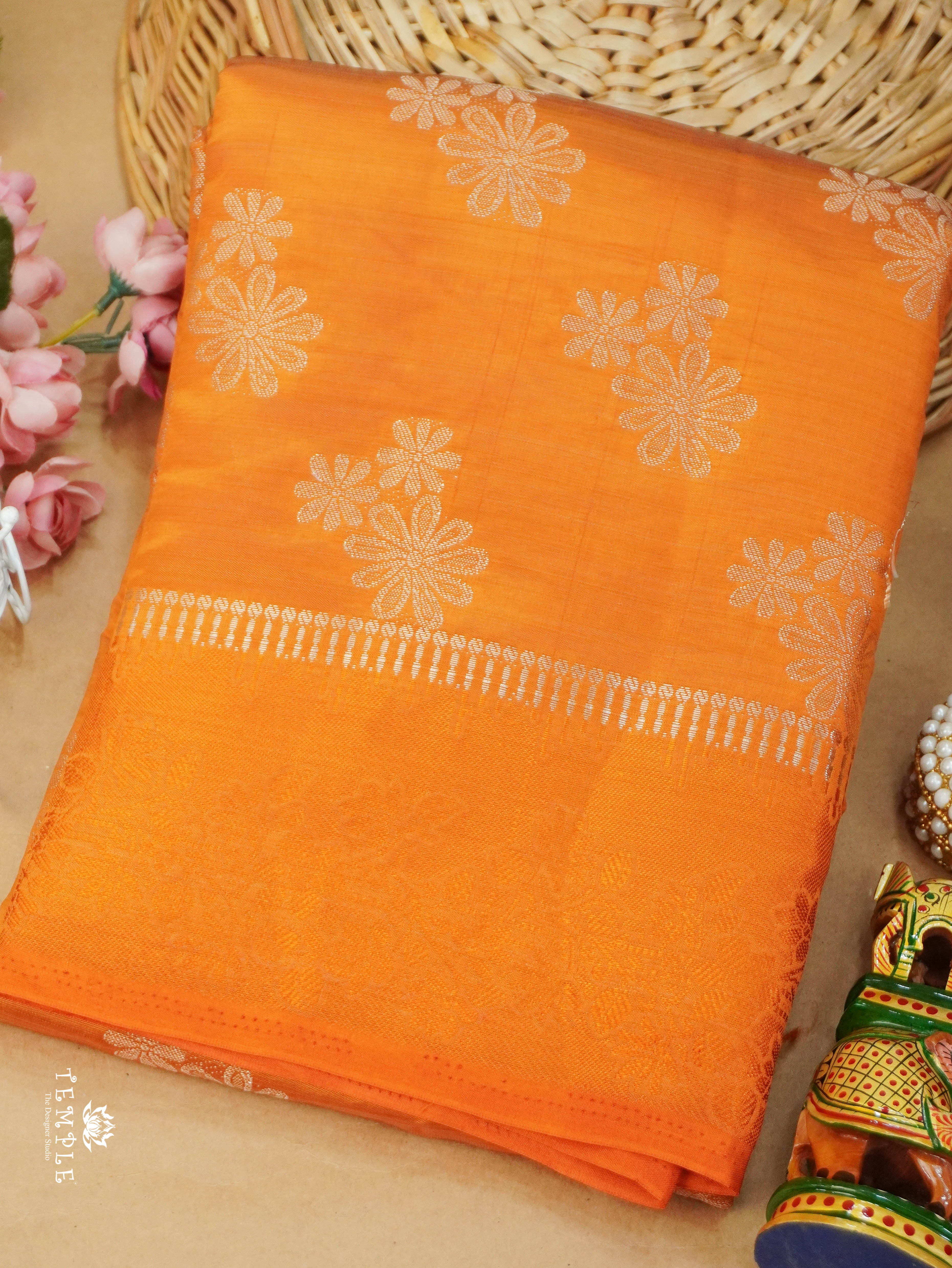 Semi Tussar Silk Saree | TTDS3149