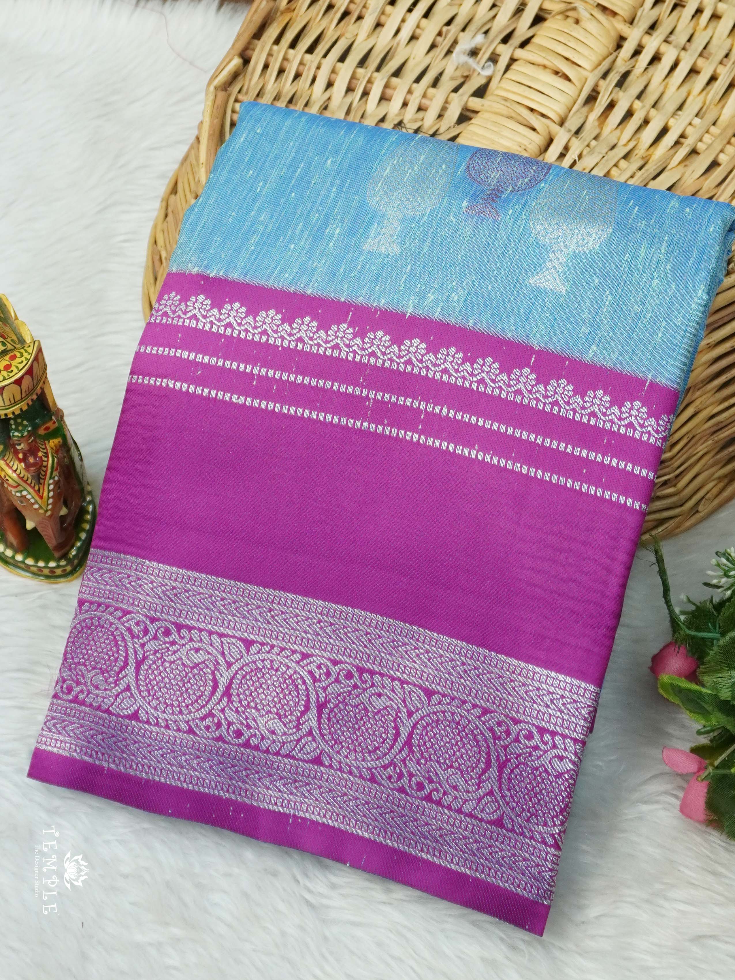 Slub Silk Saree | TTDS2651