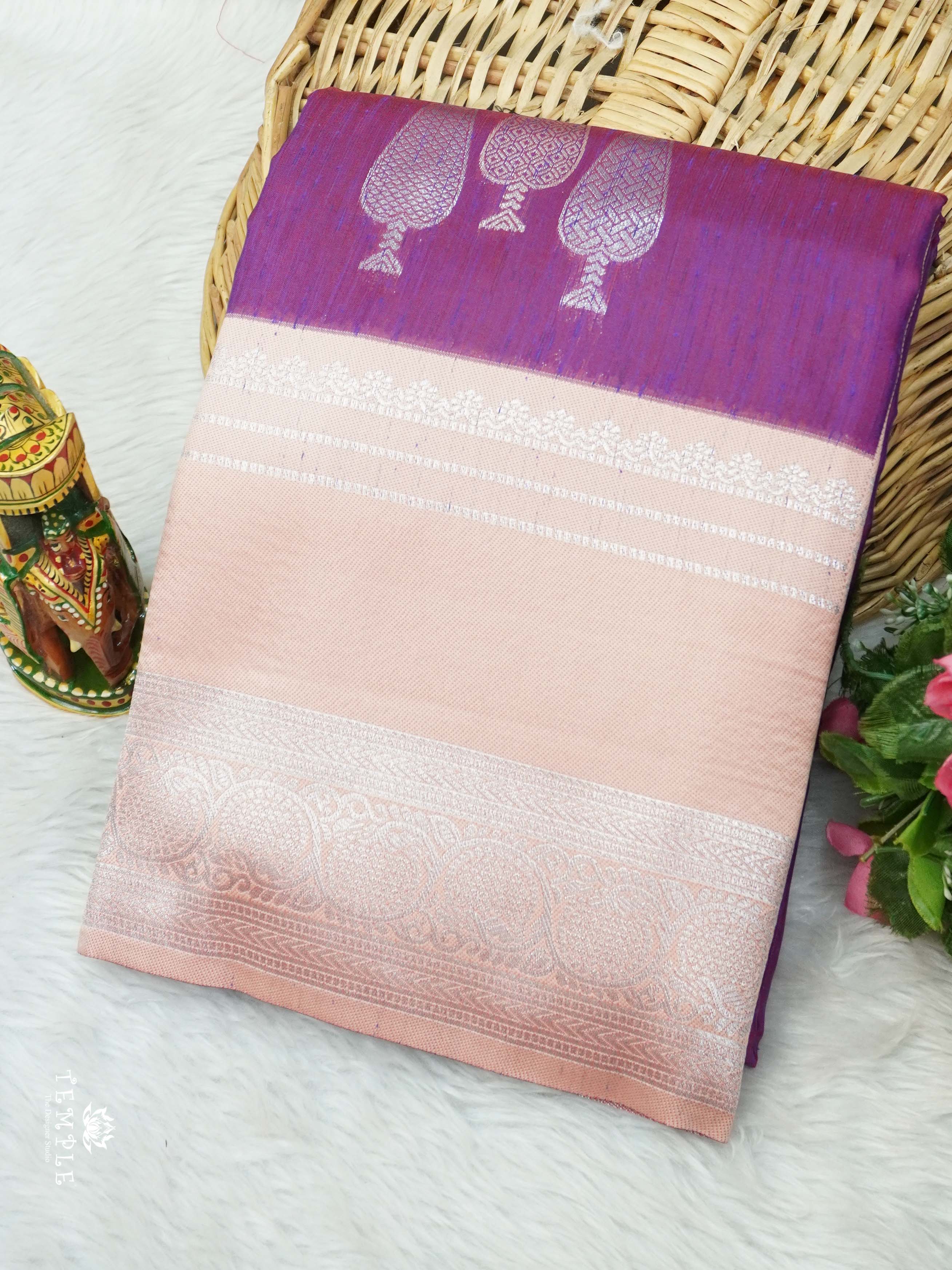 Slub Silk Saree | TTDS2651