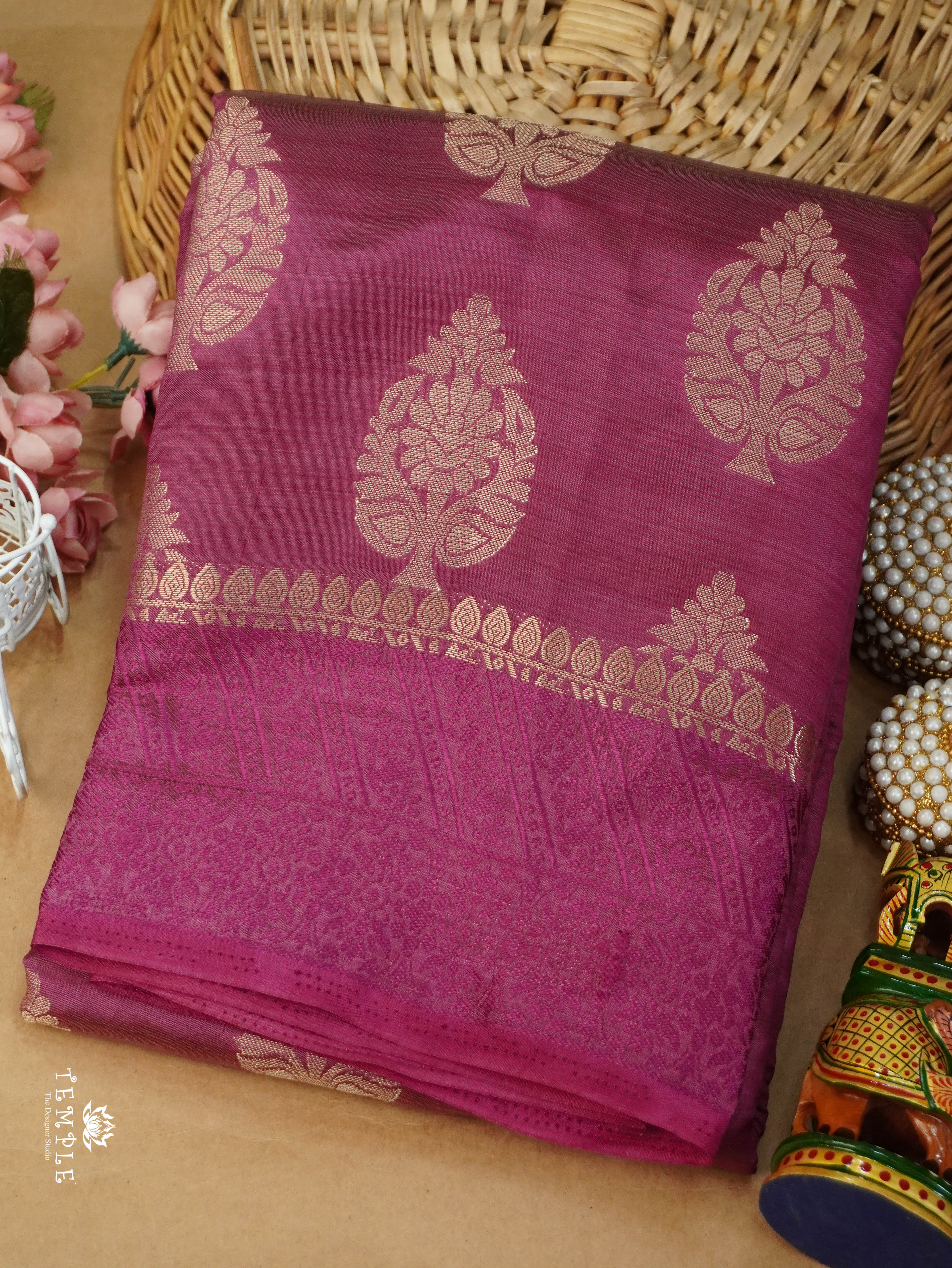 Semi Tussar Silk Saree | TTDS3150