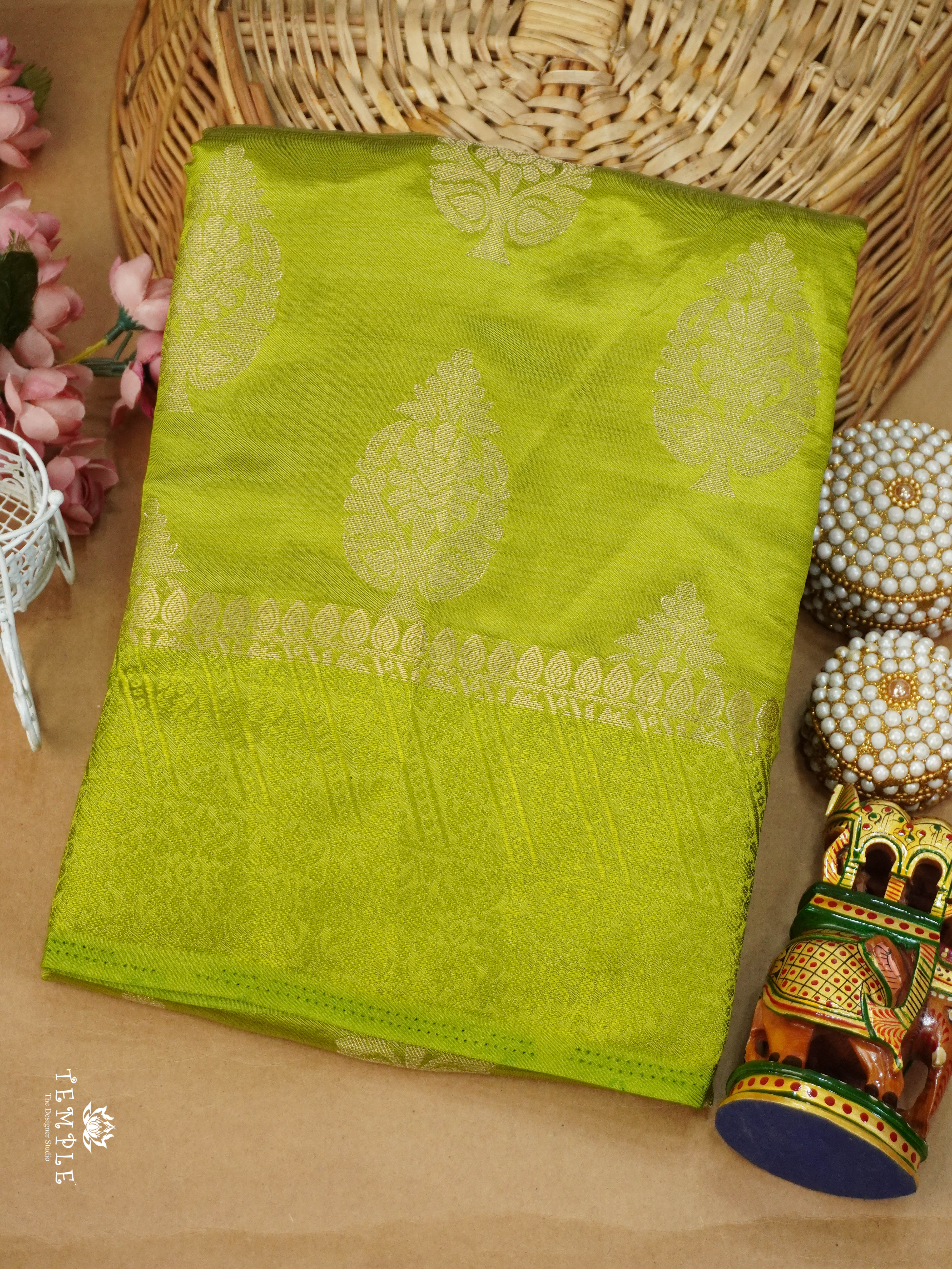 Semi Tussar Silk Saree | TTDS3150