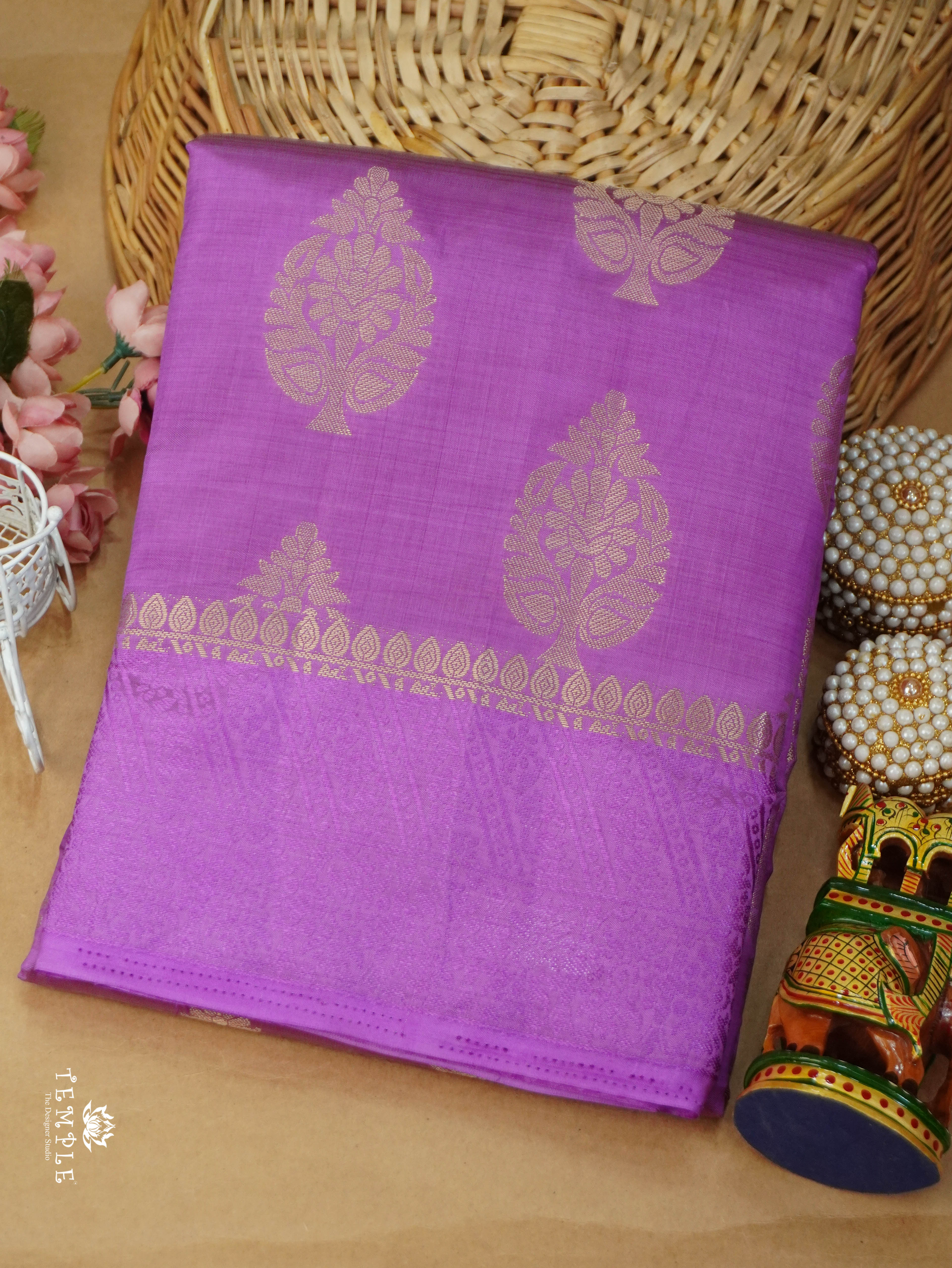 Semi Tussar Silk Saree | TTDS3150