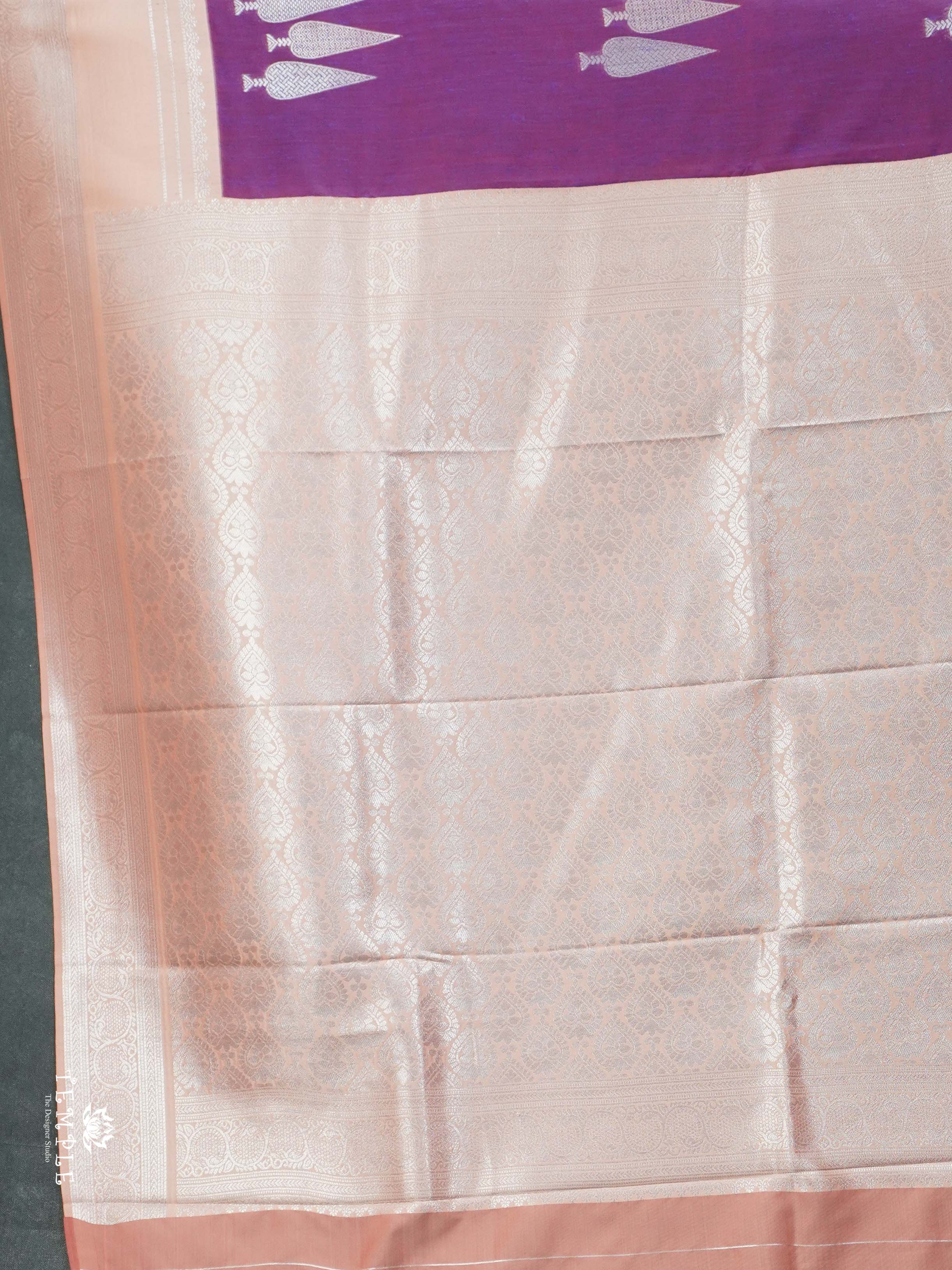 Slub Silk Saree | TTDS2651