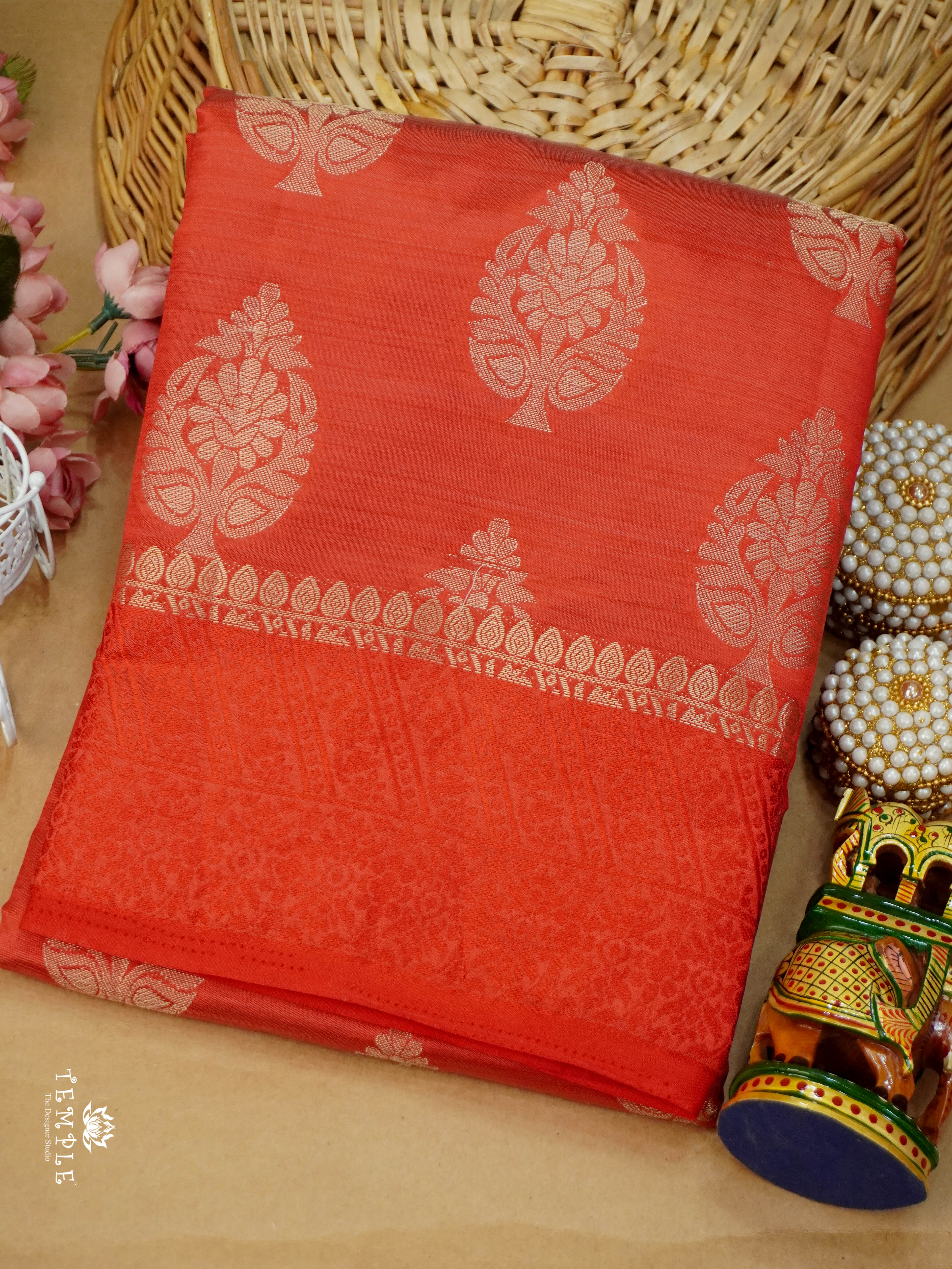 Semi Tussar Silk Saree | TTDS3150