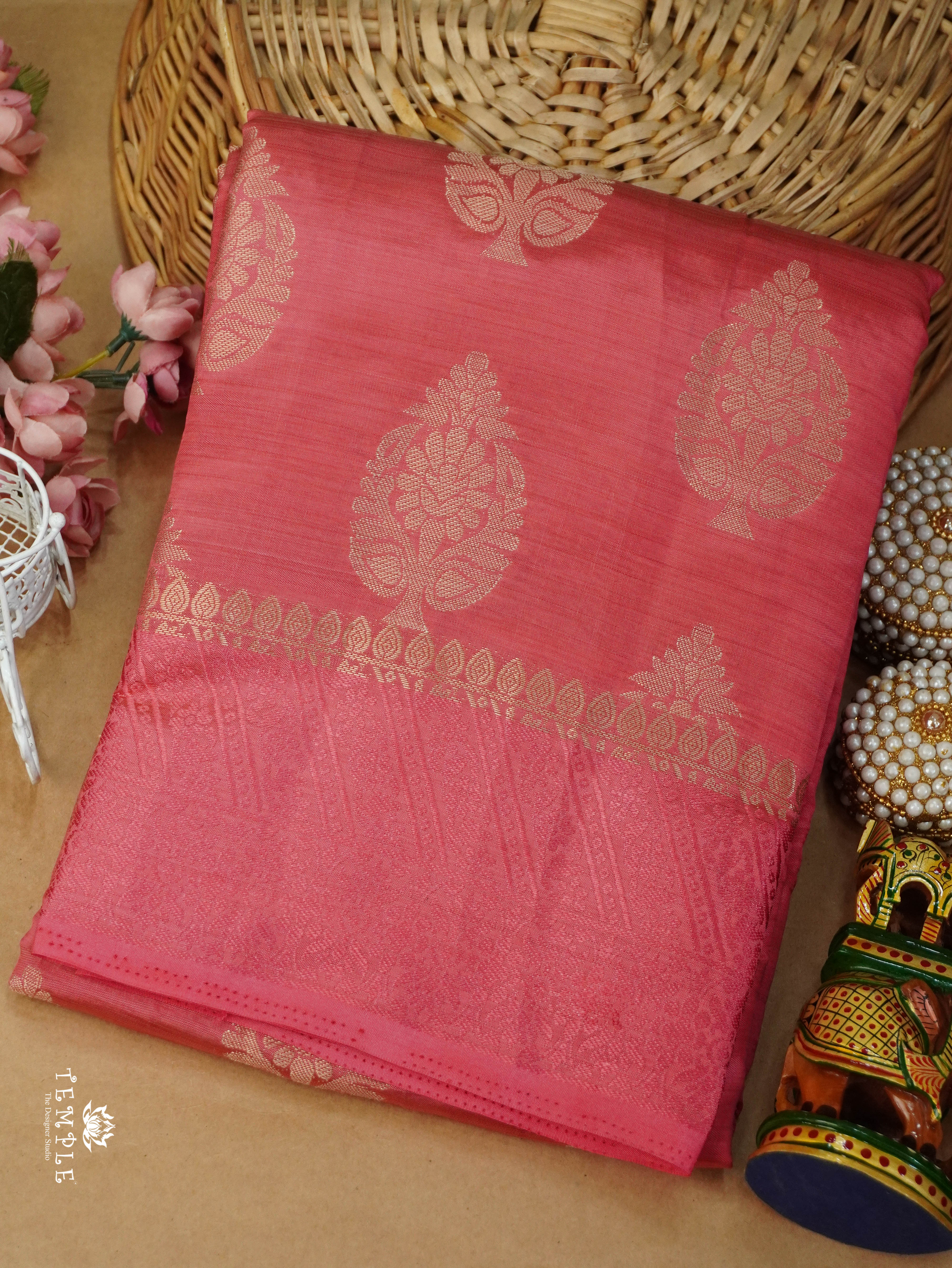 Semi Tussar Silk Saree | TTDS3150