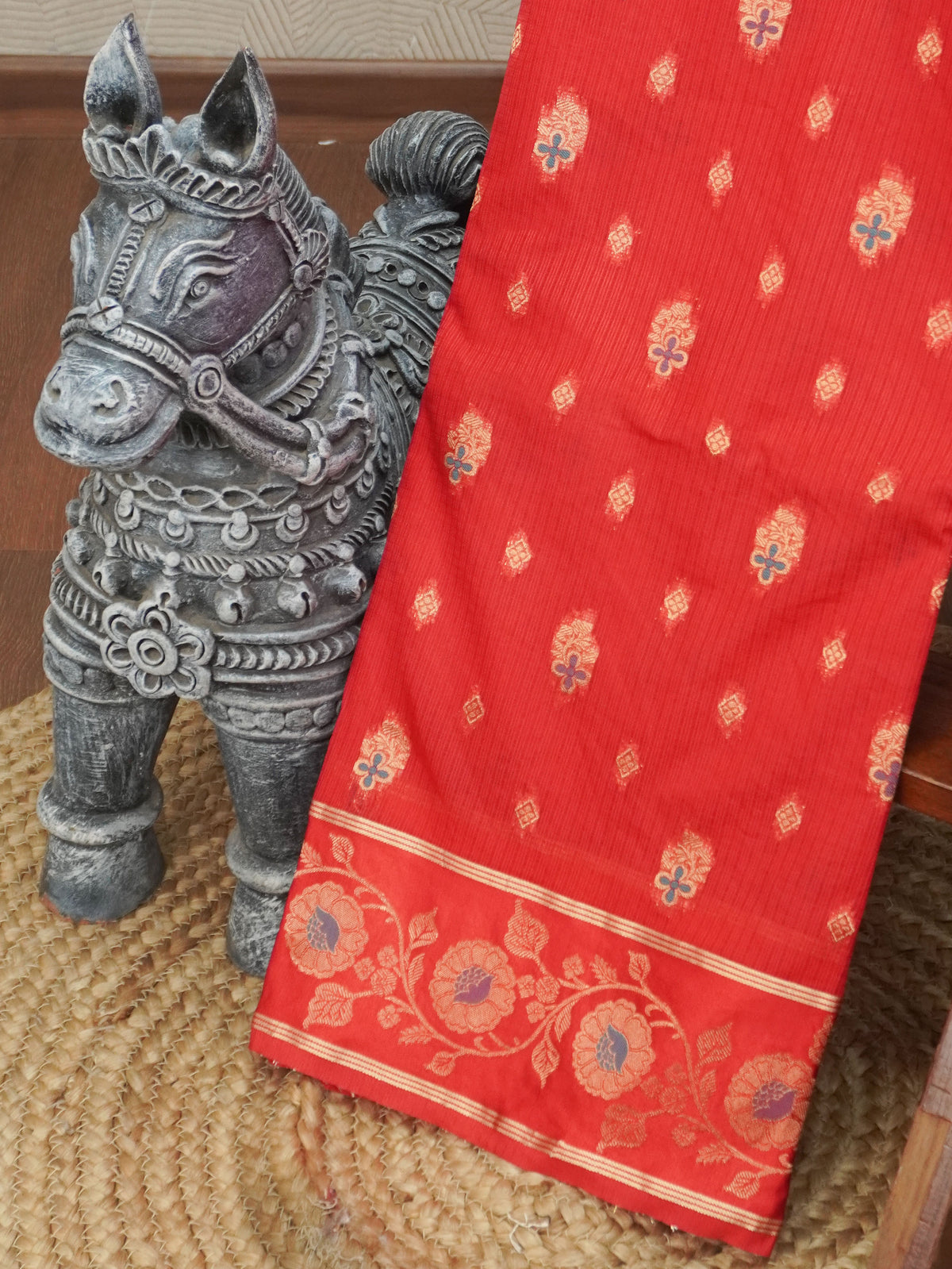 Viscose Georgette Saree | TTDS3573