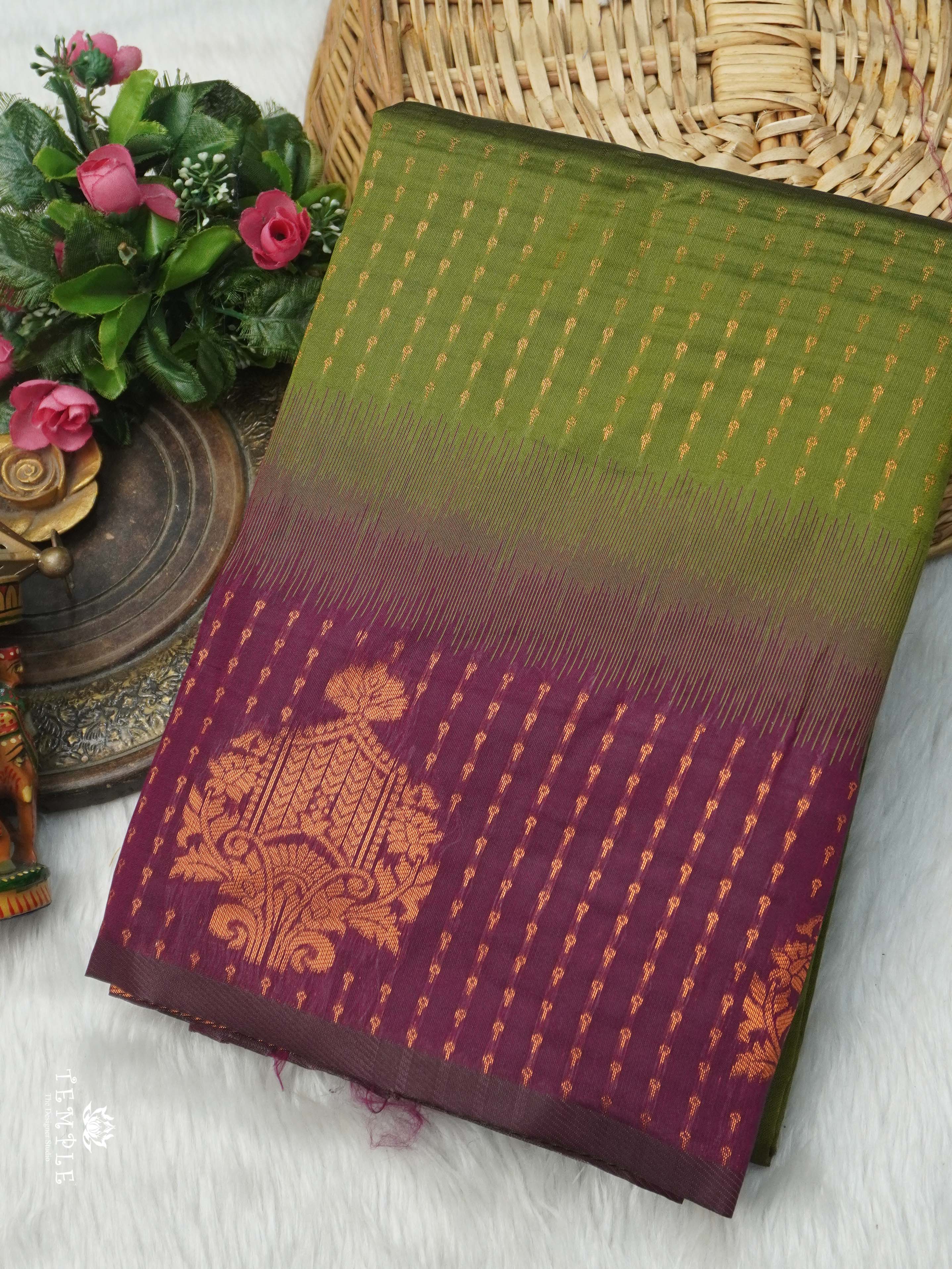 Semi Kanchi Silk Saree | TTDS2731