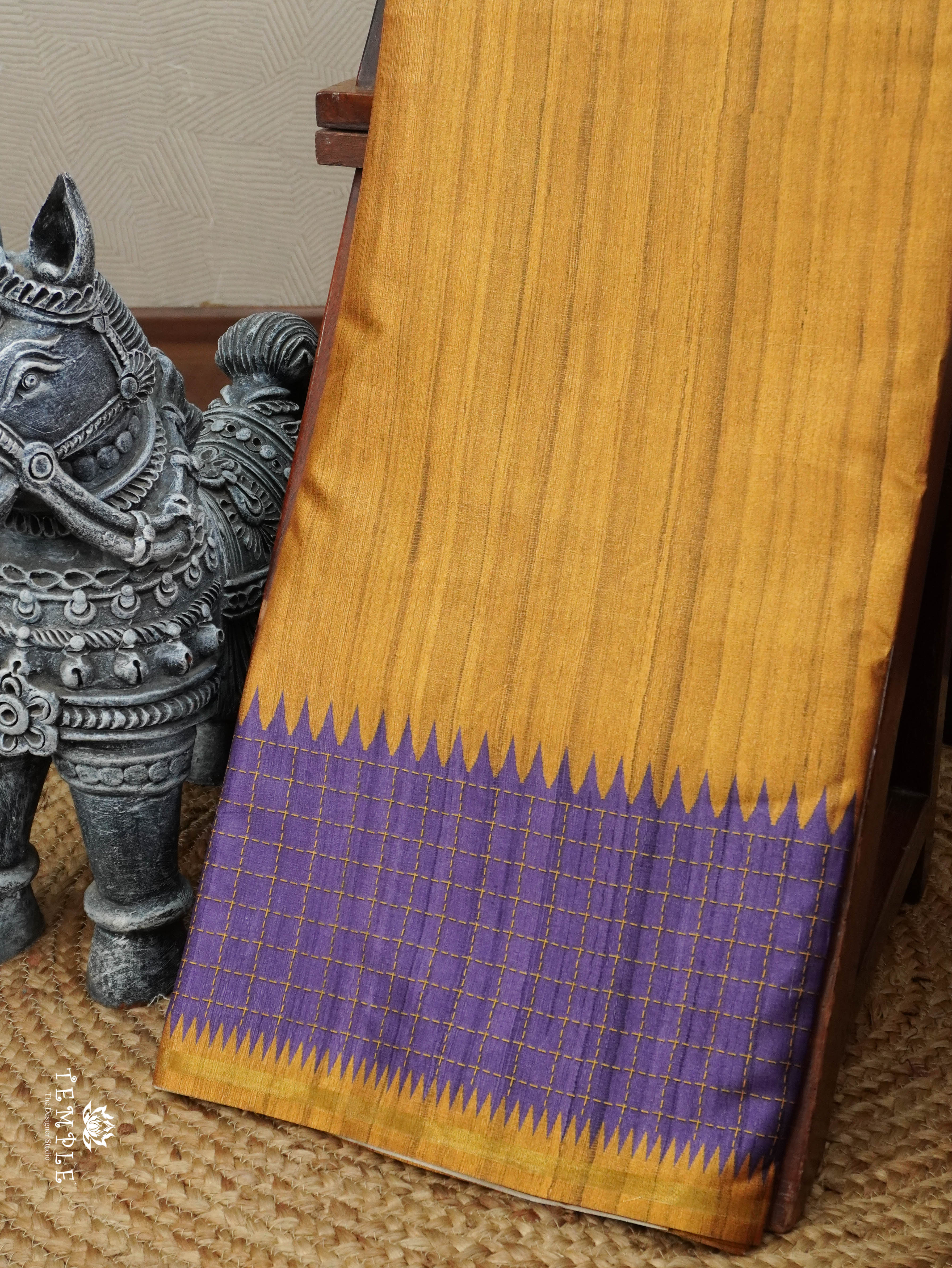 Printed Art Silk Saree | TTDS3154