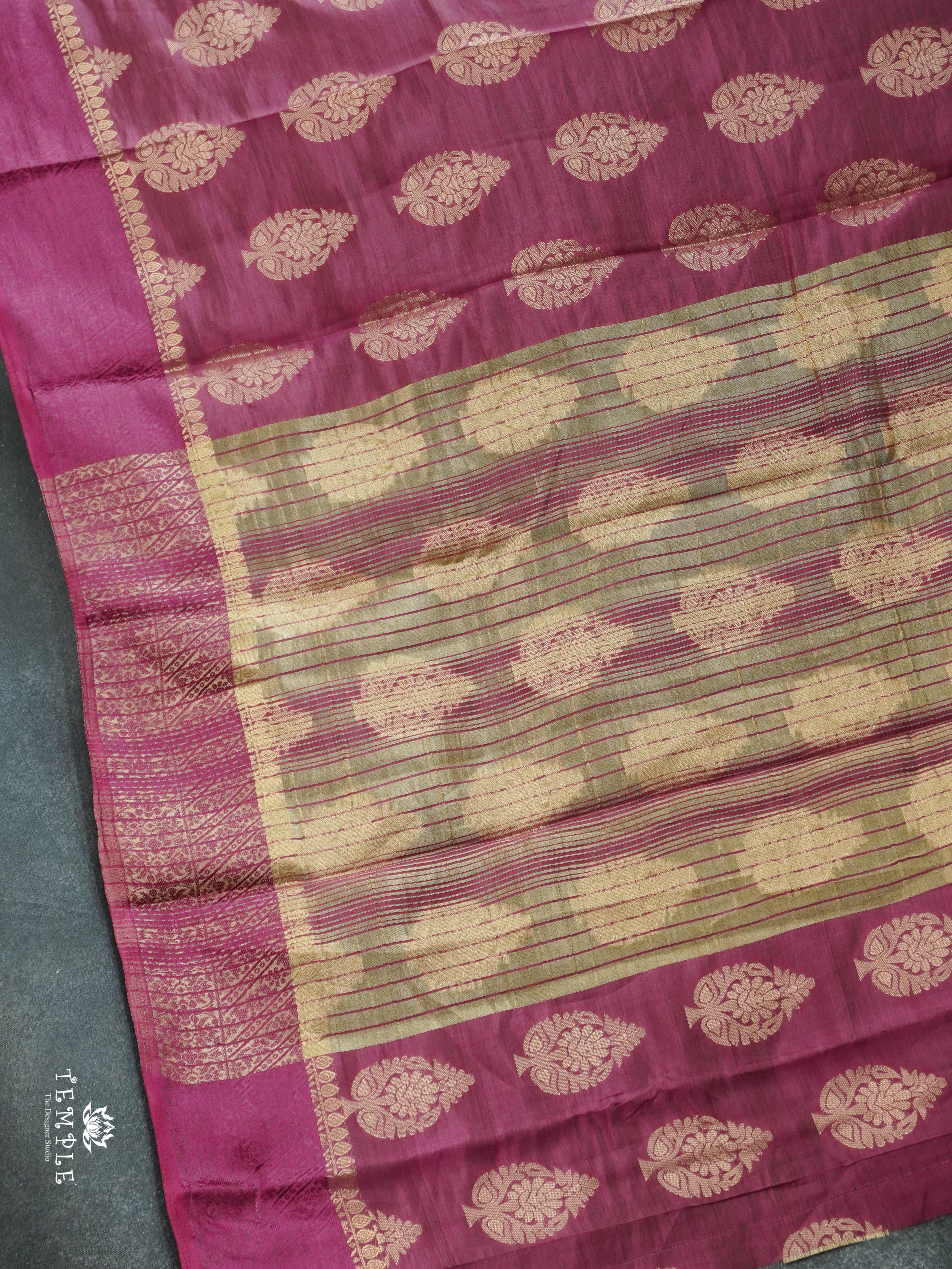 Semi Tussar Silk Saree | TTDS3150
