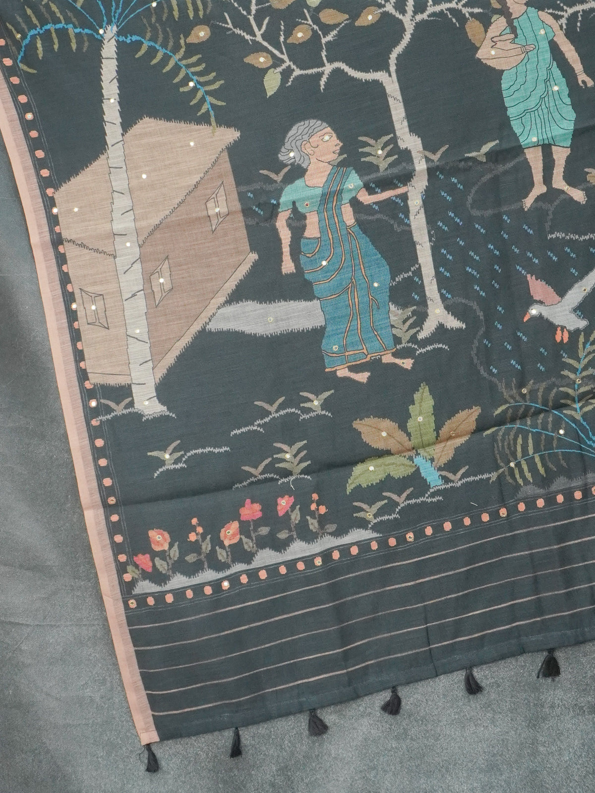 Chanderi Cotton Saree | TTDS3588