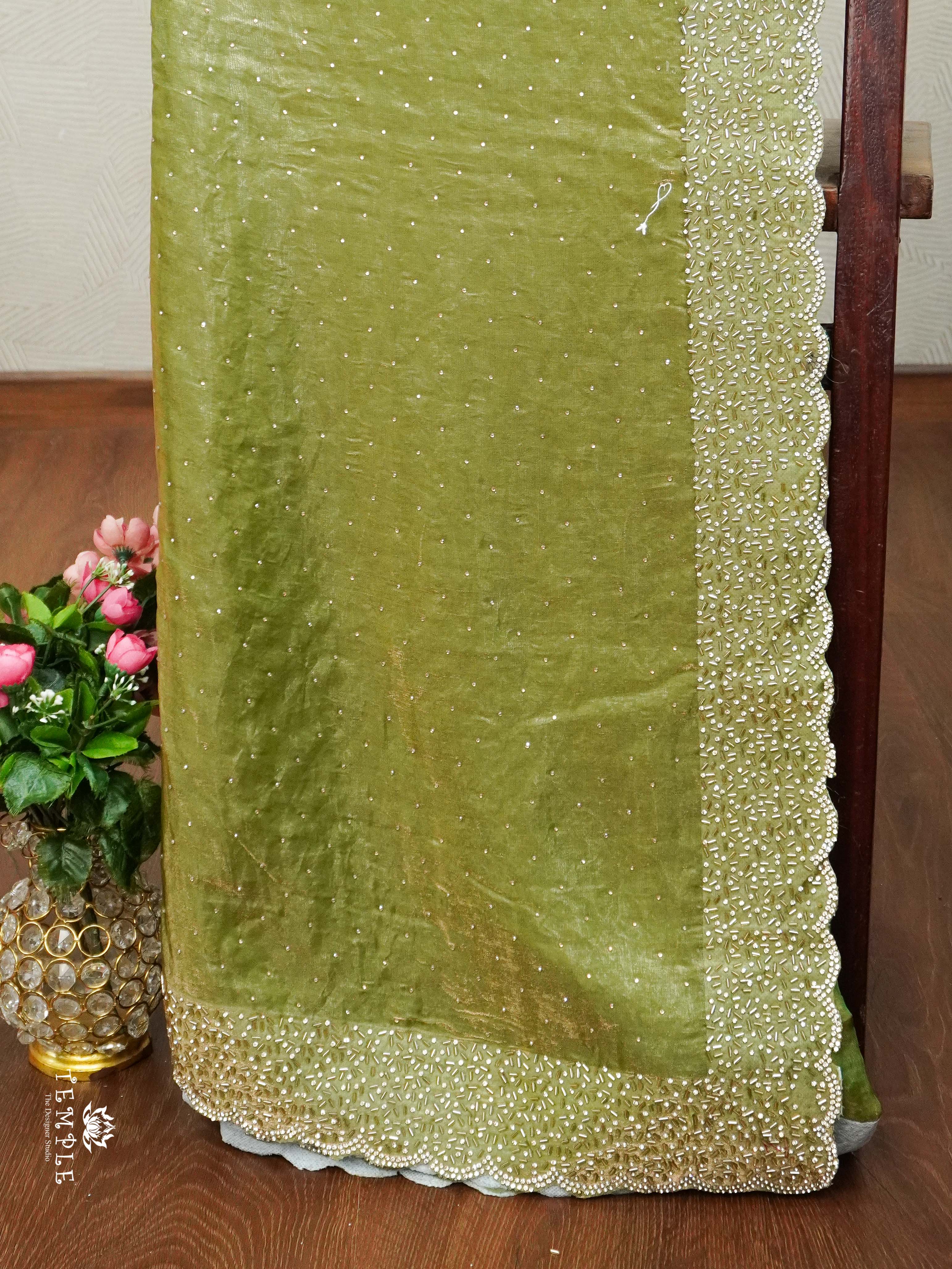 Designer Saree With Stone Work | TTDS2156