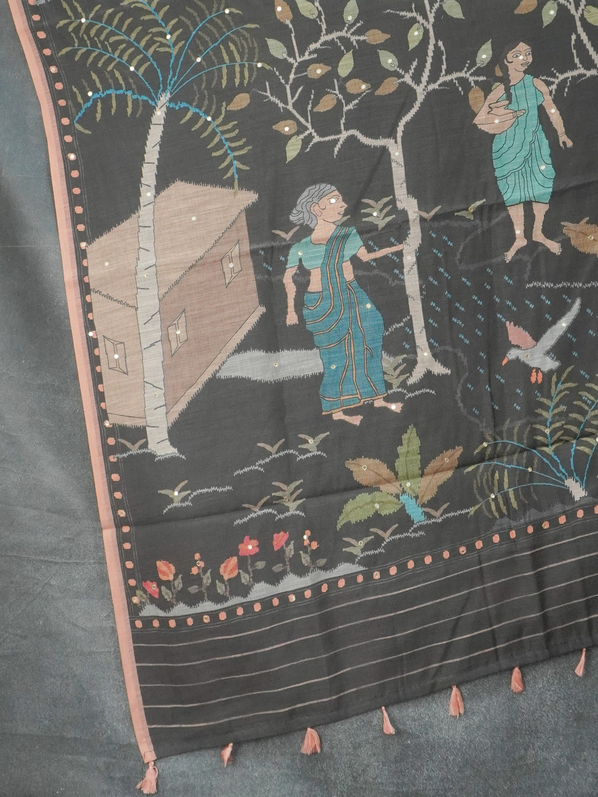 Chanderi Cotton Saree | TTDS3588
