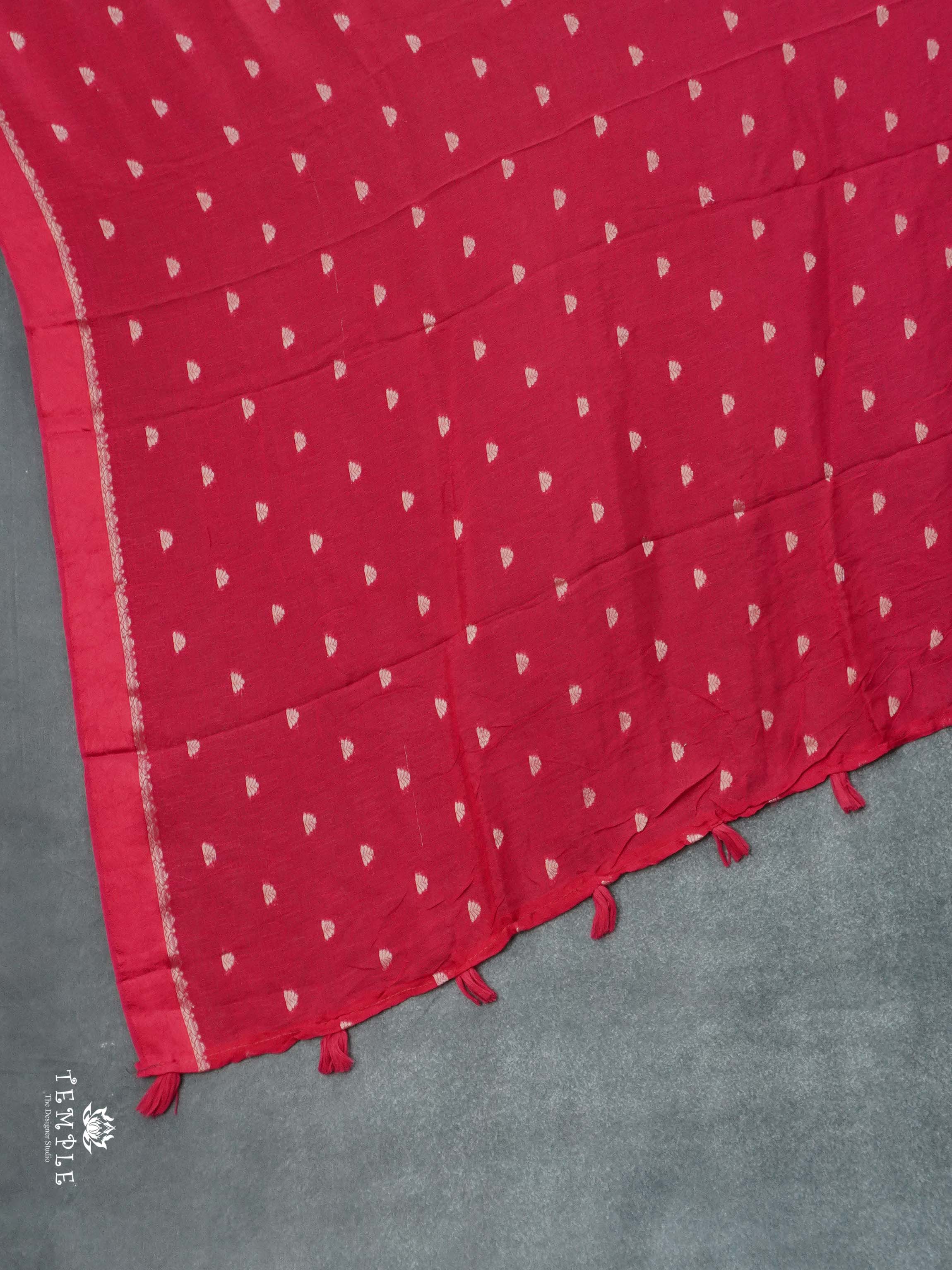 Khadi Silk Saree(Rani Pink) | TTDS2664