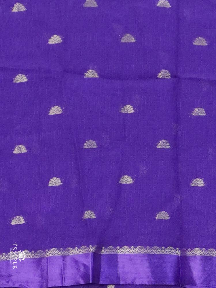 Khadi Silk Saree(Purple) | TTDS2664