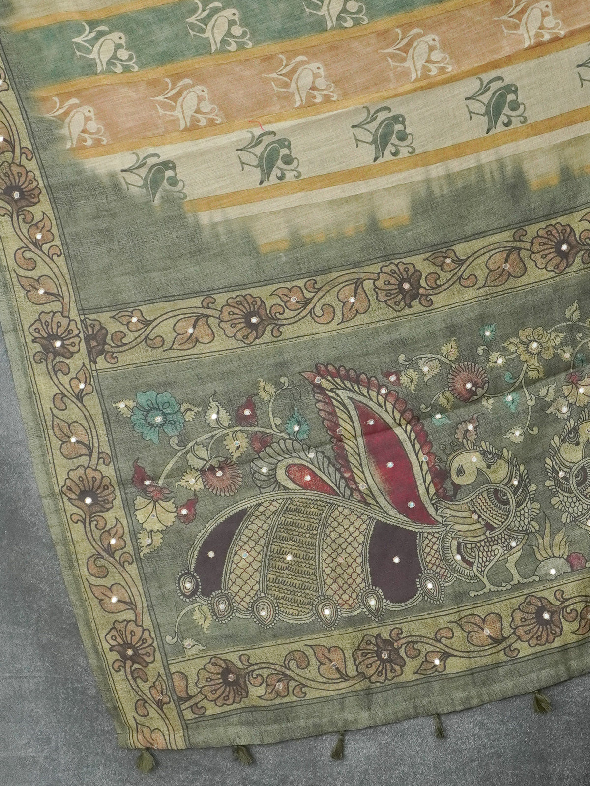Chanderi Cotton Saree | TTDS3588