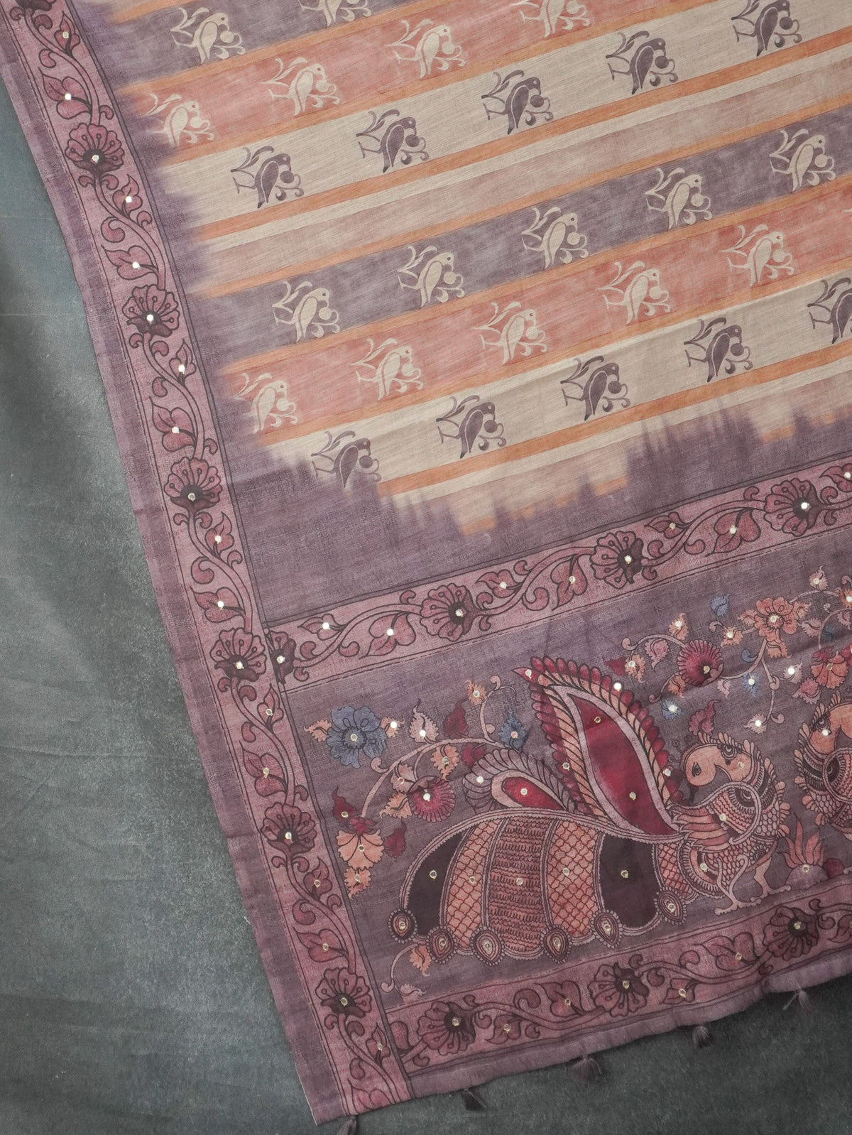 Chanderi Cotton Saree | TTDS3588