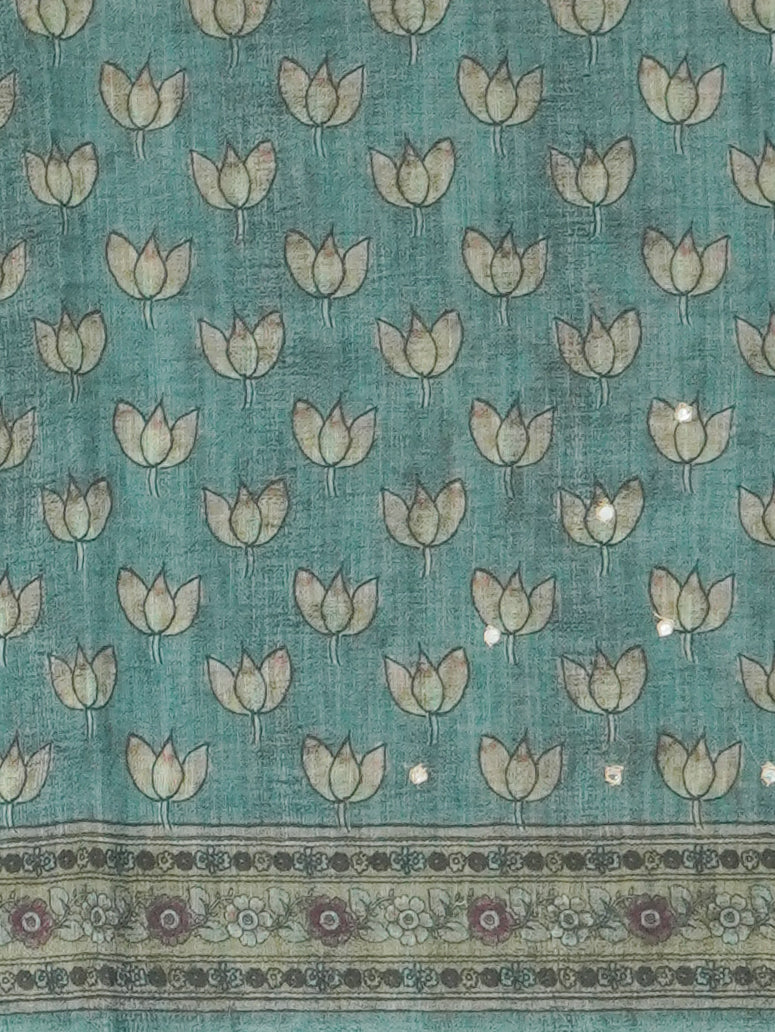 Chanderi Cotton Saree | TTDS3587