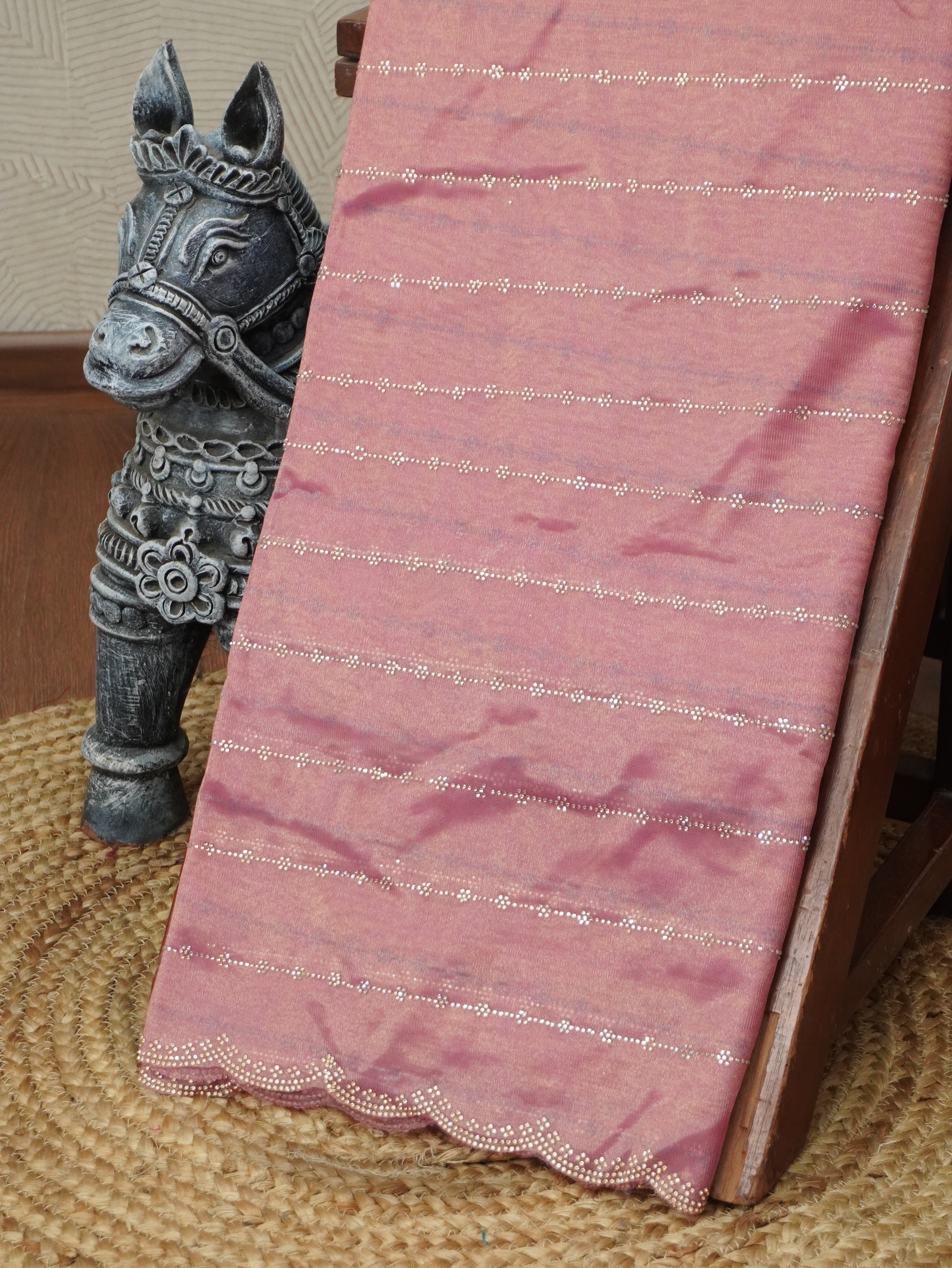Designer Saree With Stone Work | TTDS3156