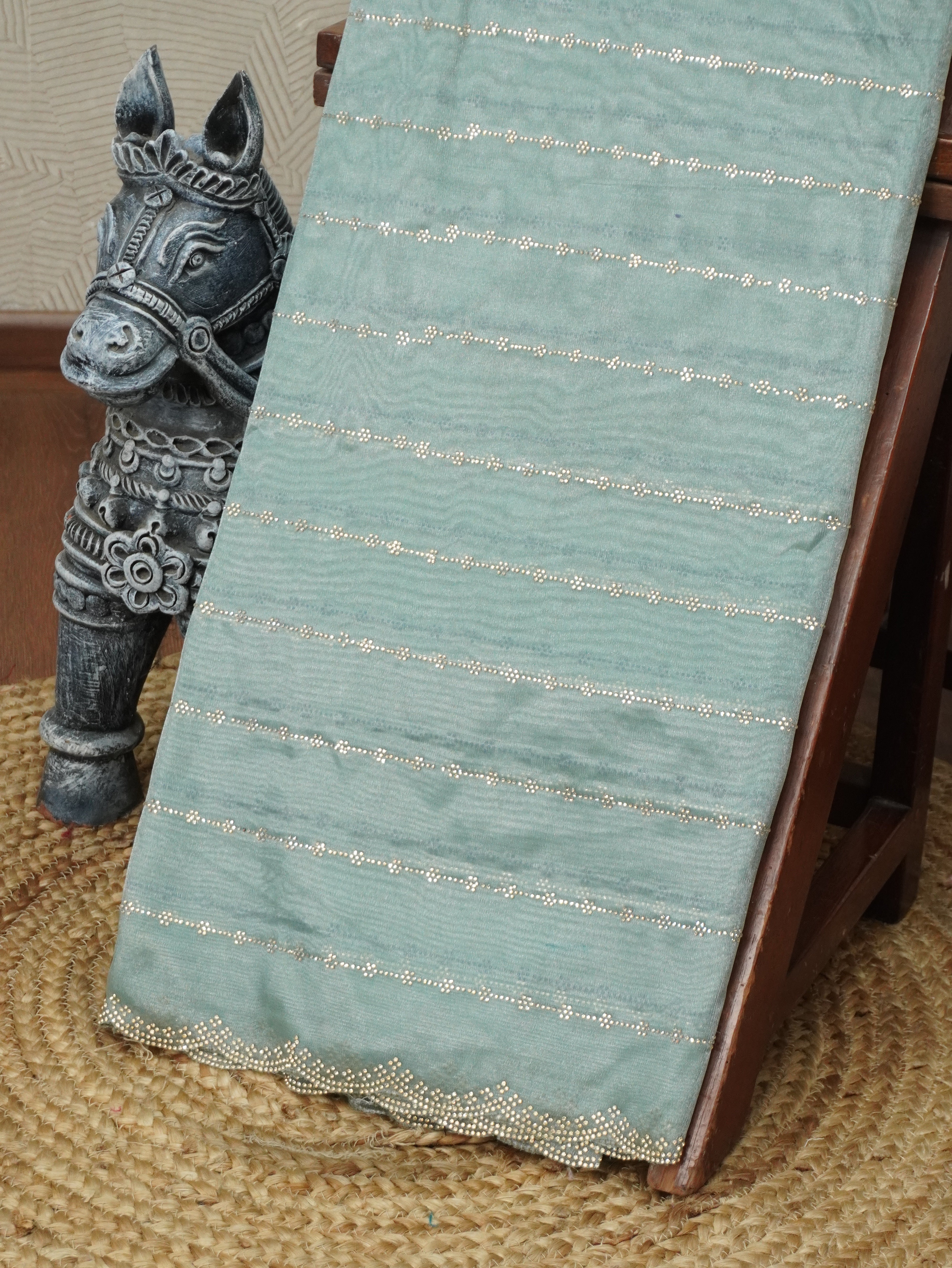 Designer Saree With Stone Work | TTDS3156