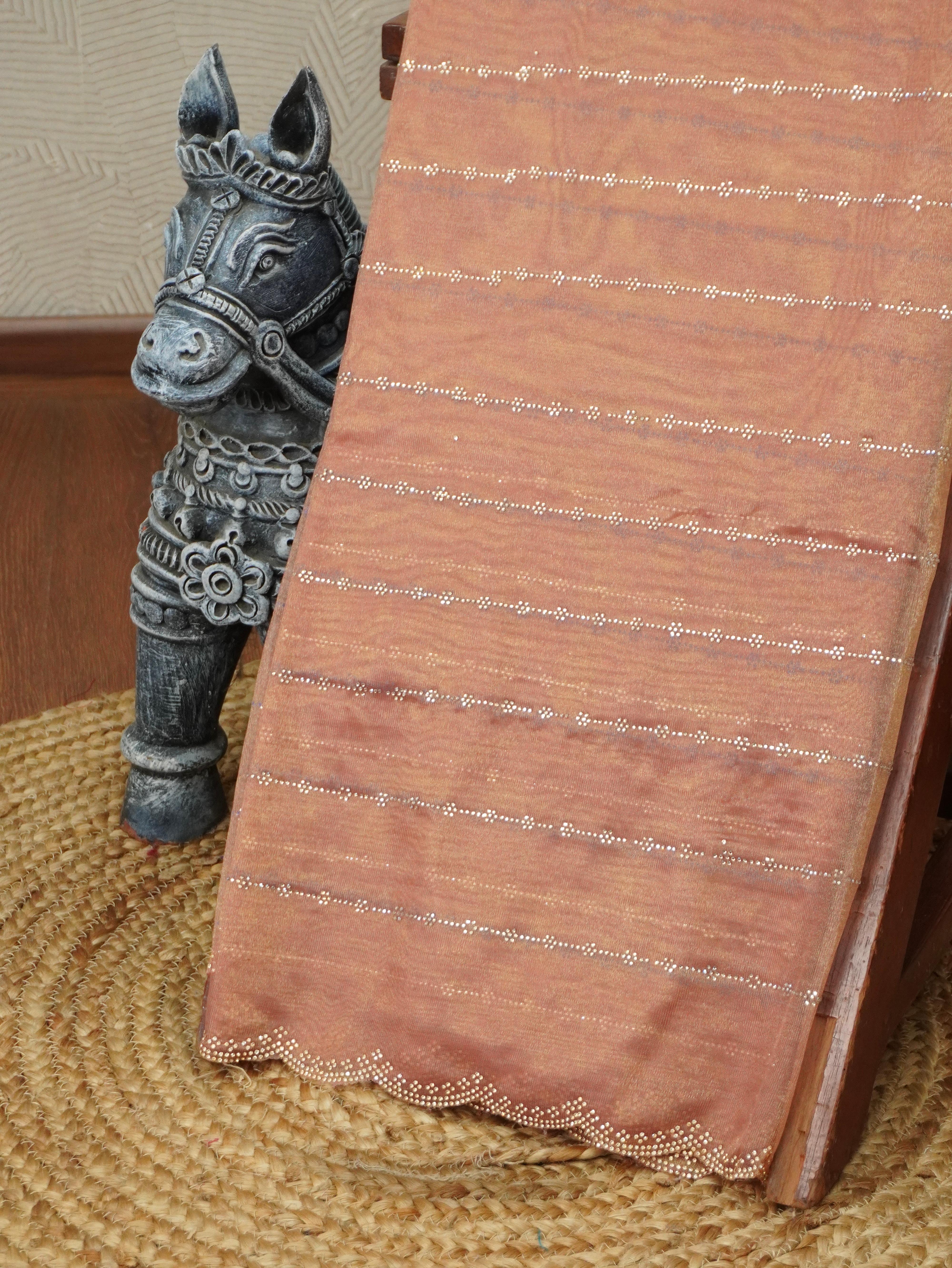 Designer Saree With Stone Work | TTDS3156