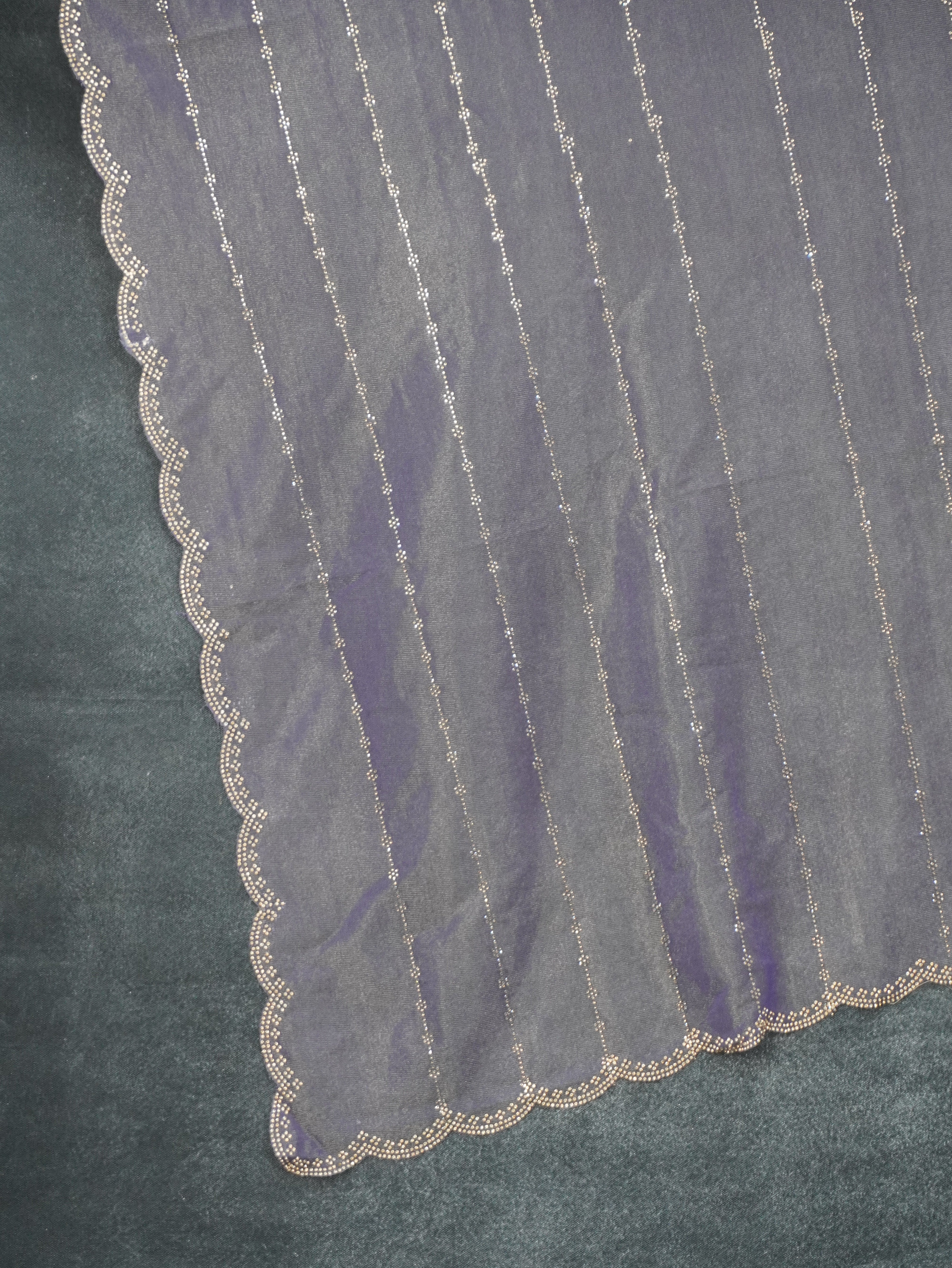 Designer Saree With Stone Work | TTDS3156