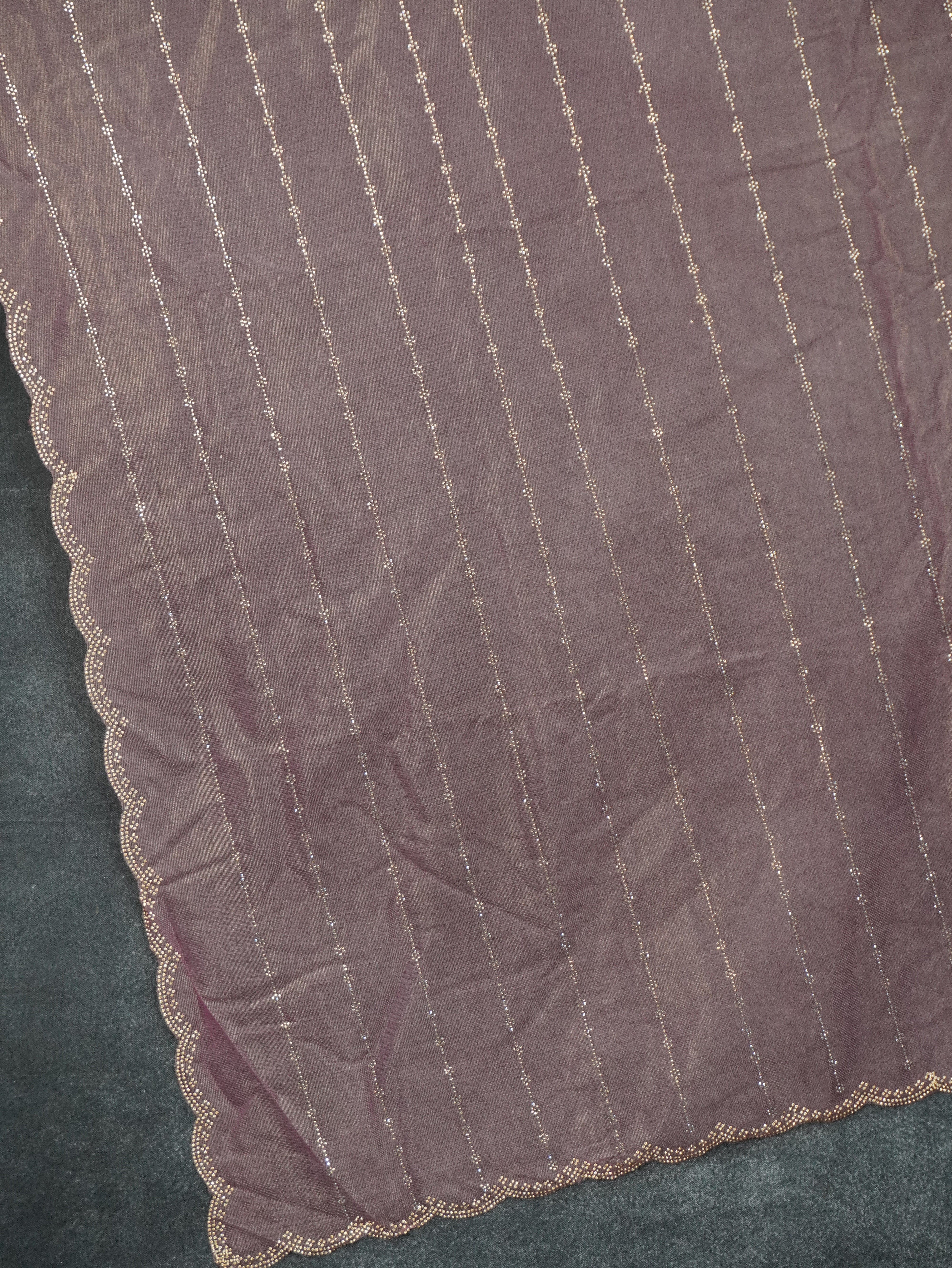 Designer Saree With Stone Work | TTDS3156