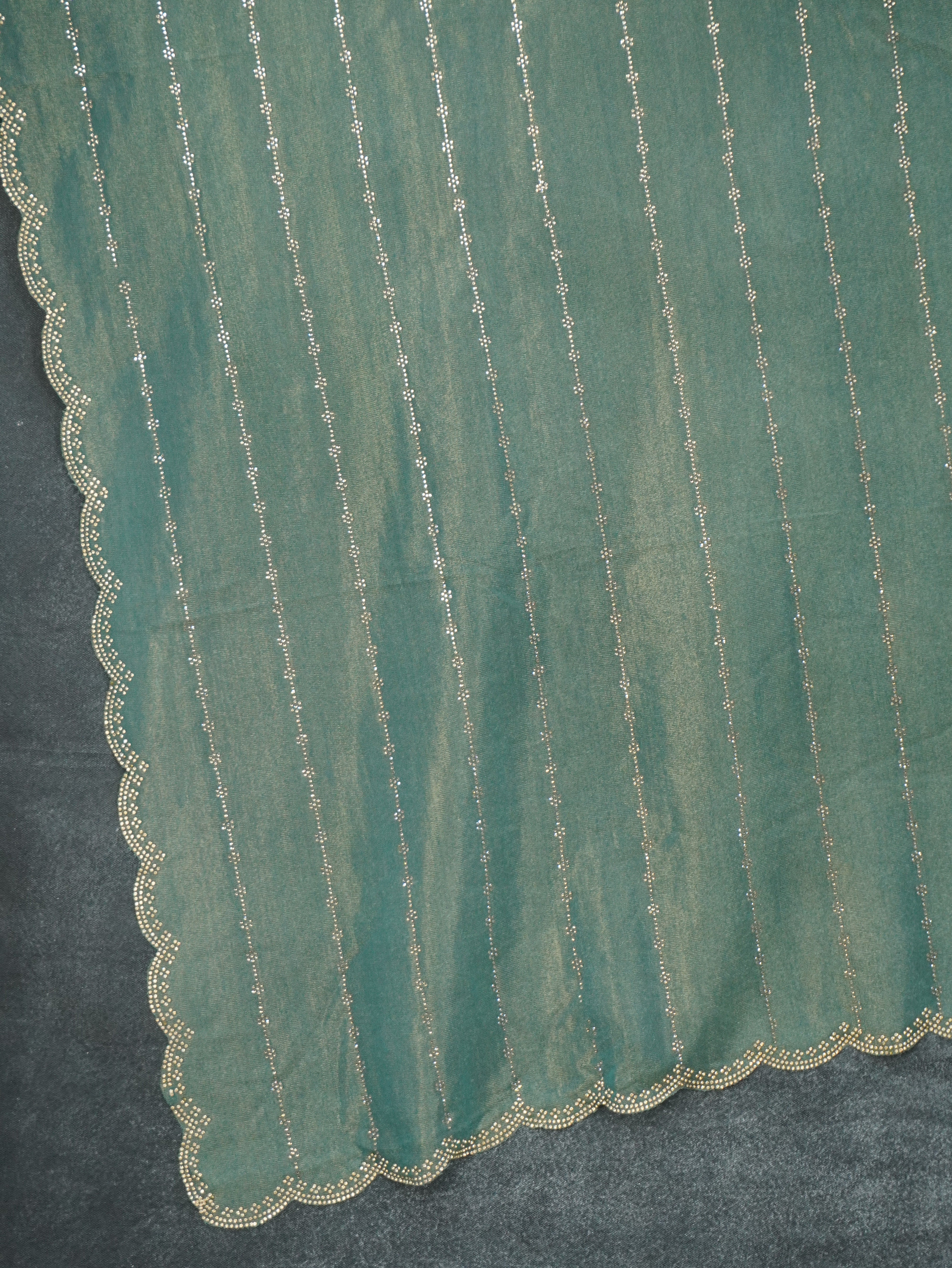 Designer Saree With Stone Work | TTDS3156