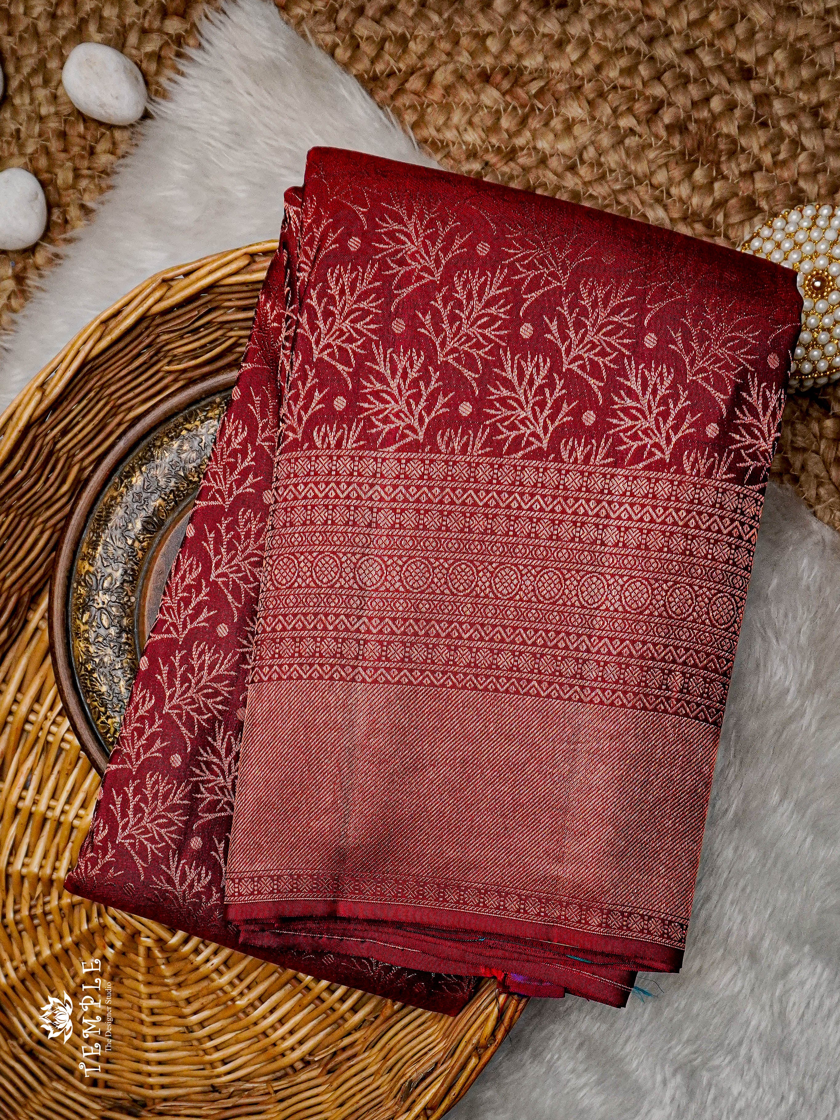 Elegant Pure Silk Saree With Soft and Comfortable Silk Fabric | TTDS933