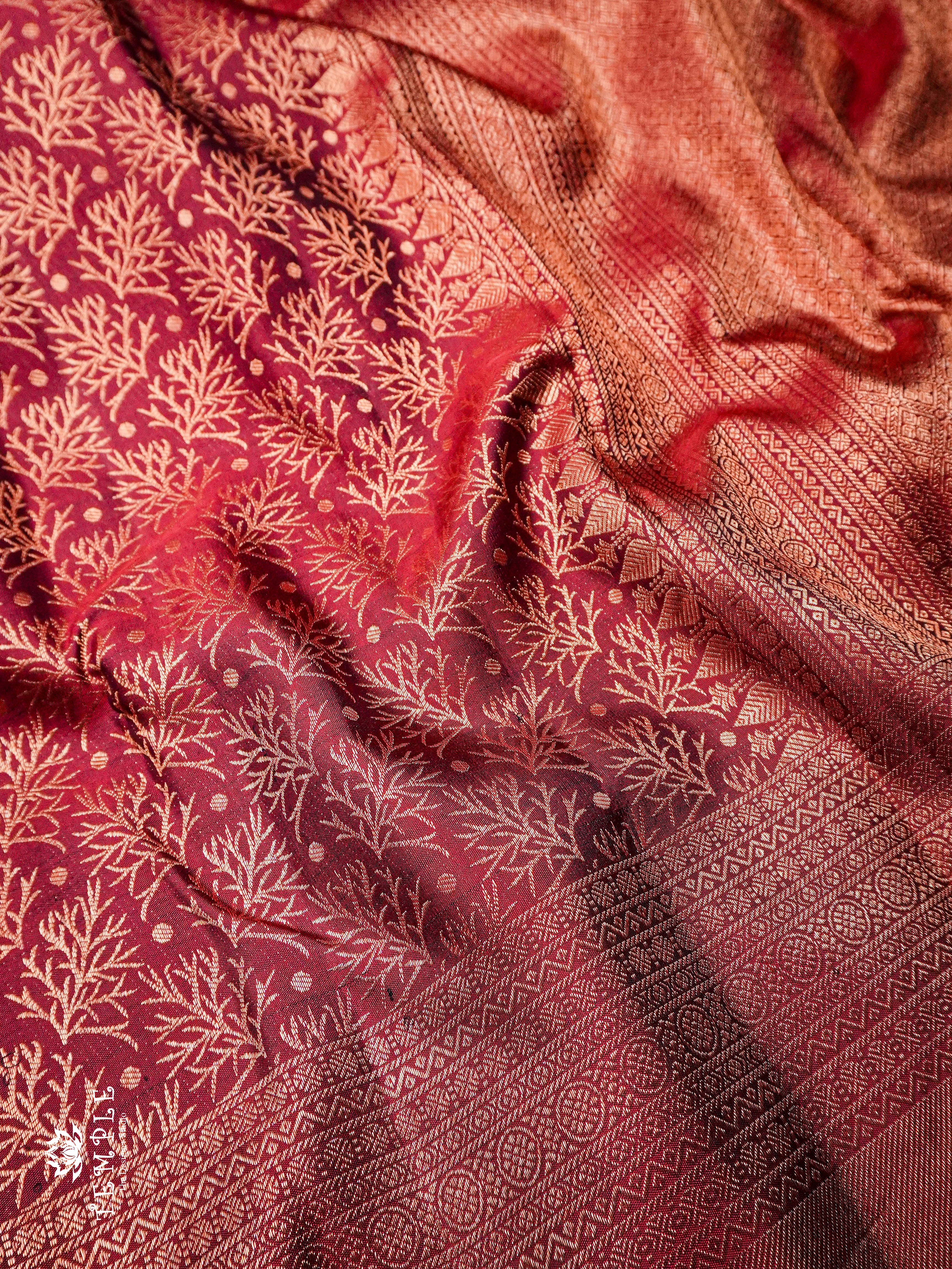 Elegant Pure Silk Saree With Soft and Comfortable Silk Fabric  | TTDS933