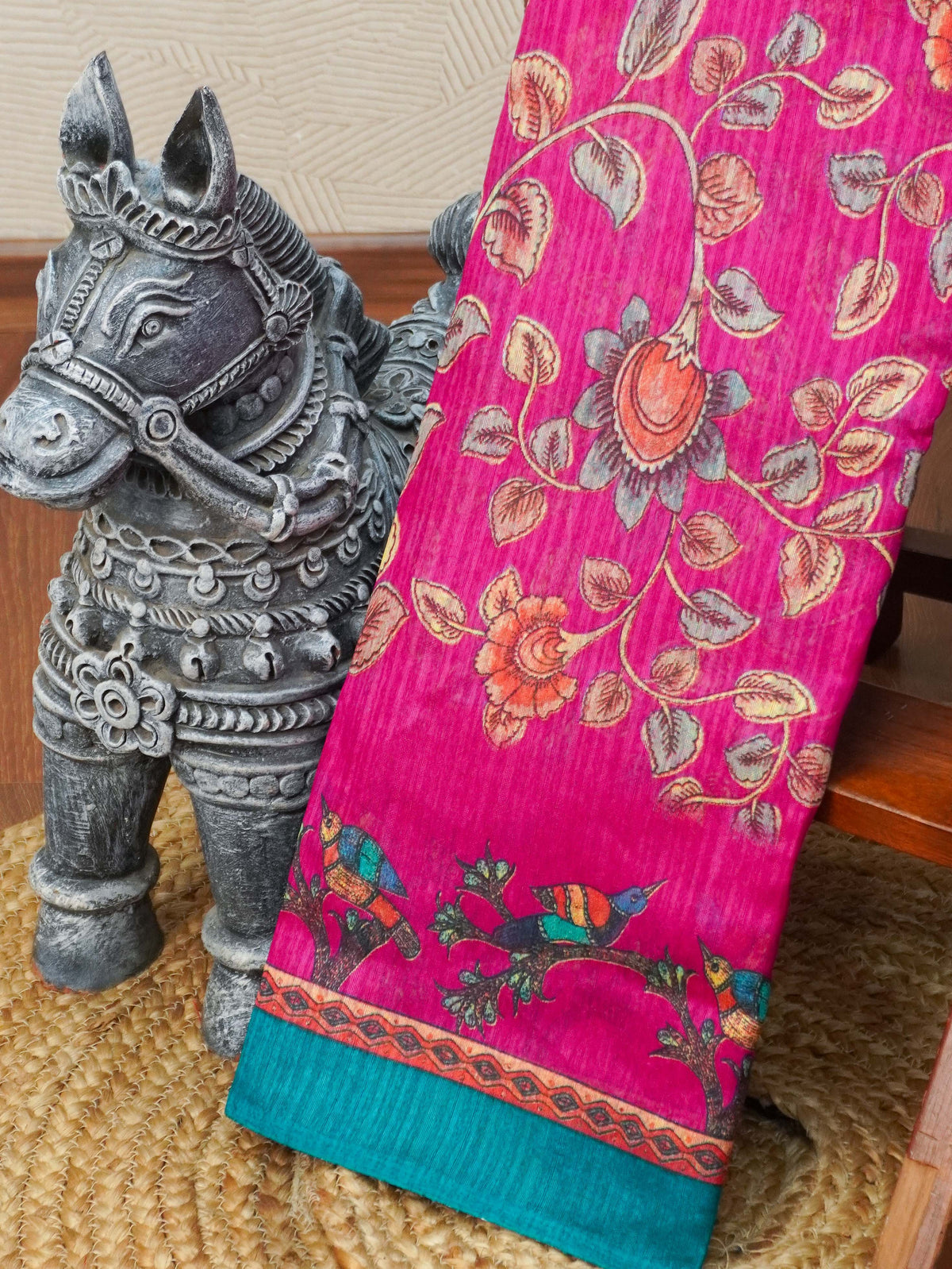 Summer Loom Cotton Saree | TTDS3590