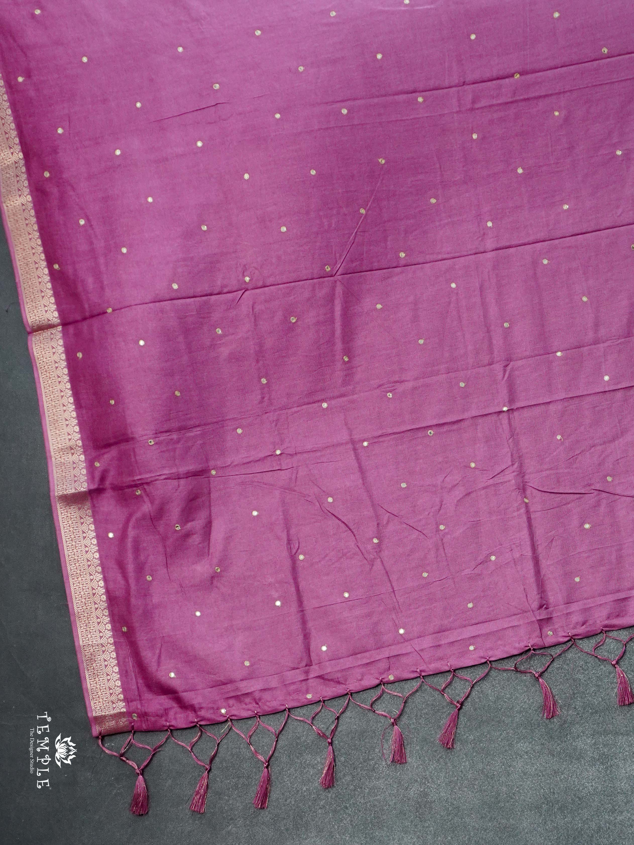 Fancy Mirror Work Saree | TTDS2665