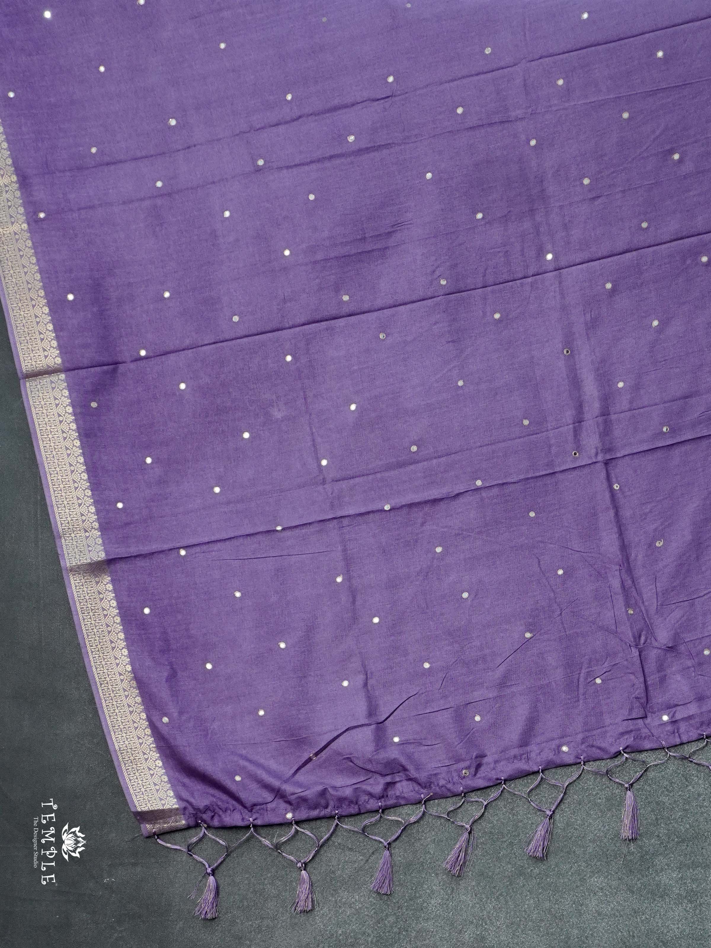 Fancy Mirror Work Saree | TTDS2665