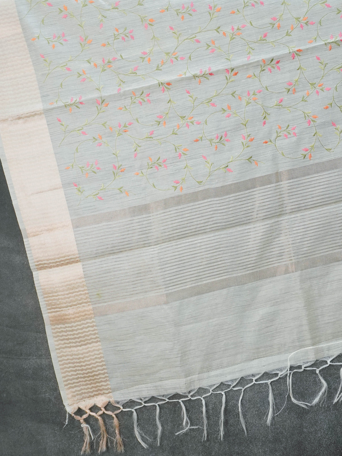 Linen Tissue Saree | TTDS3590