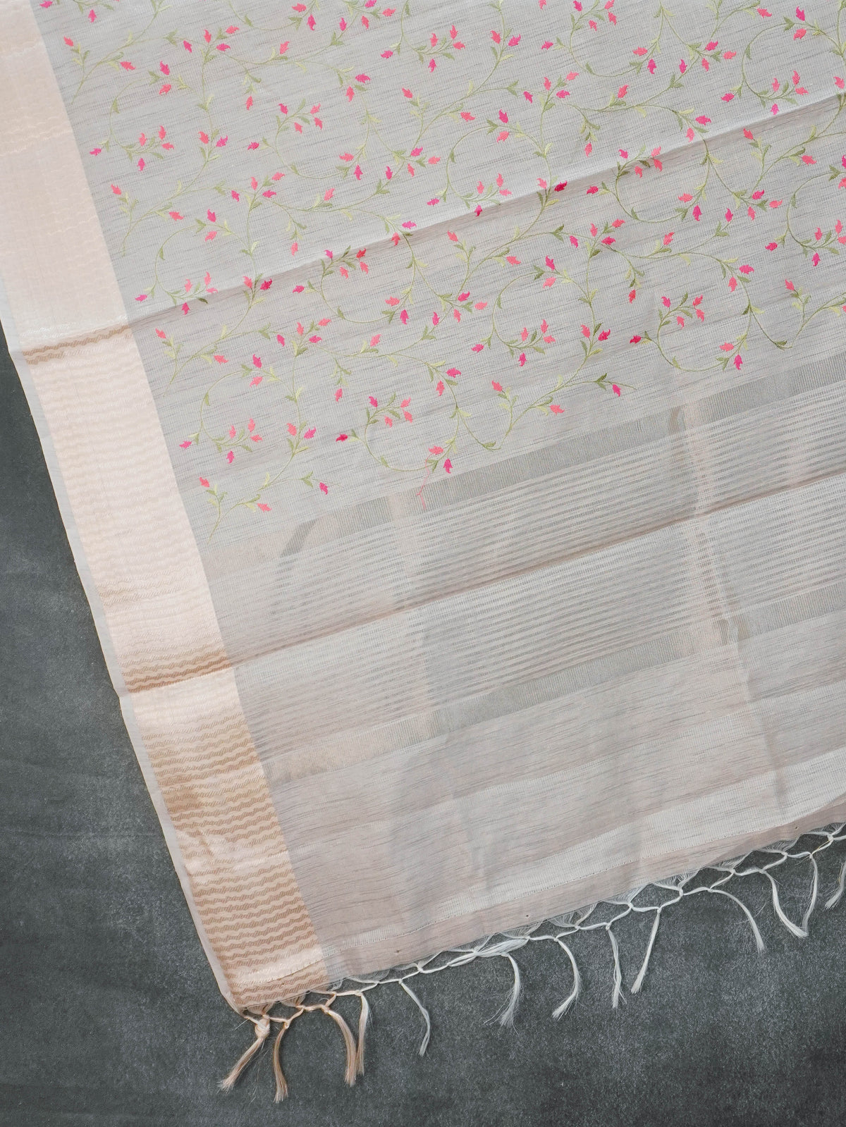 Linen Tissue Saree | TTDS3590