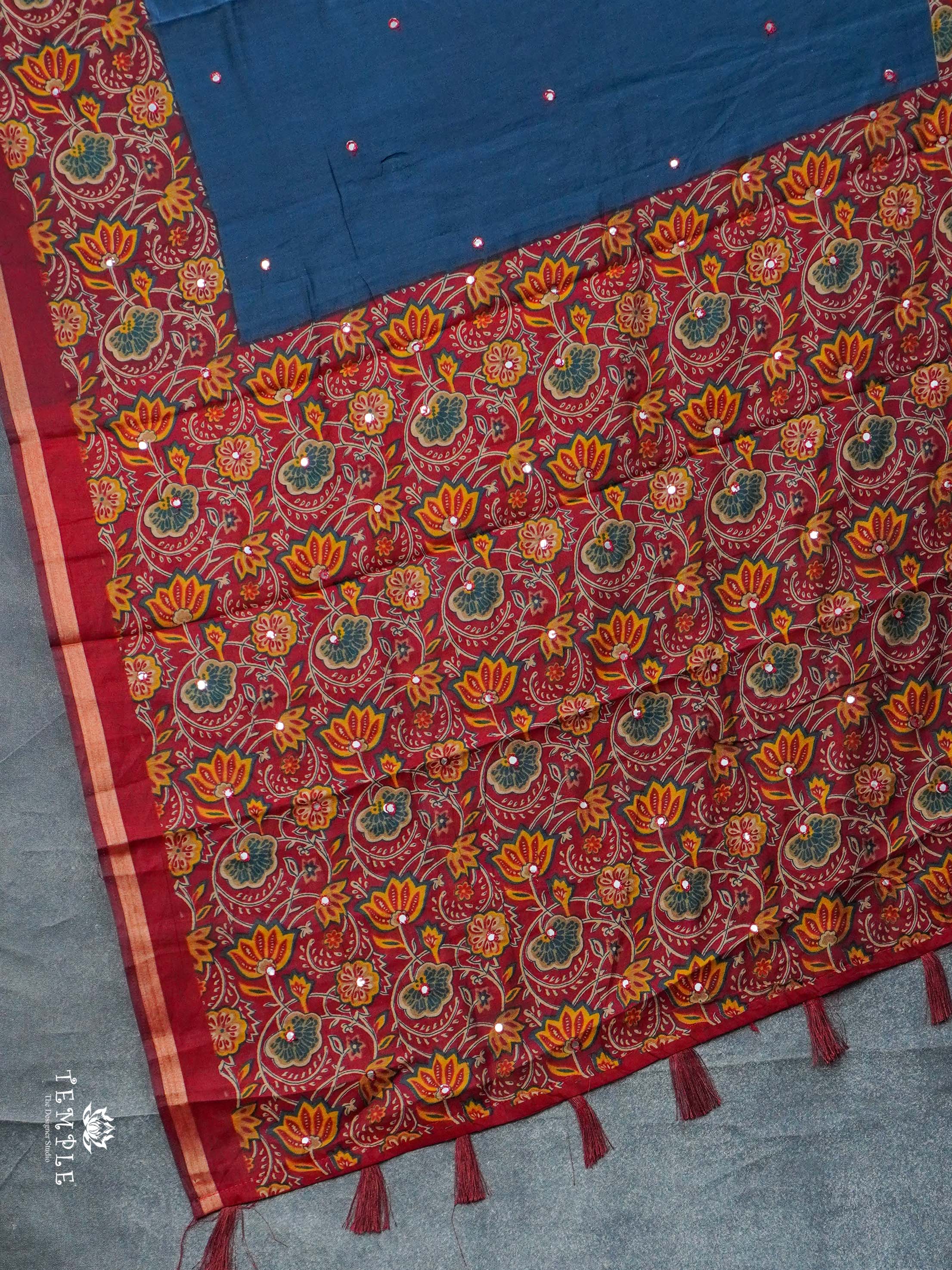 Fancy Soft Cotton Saree | TTDS2231