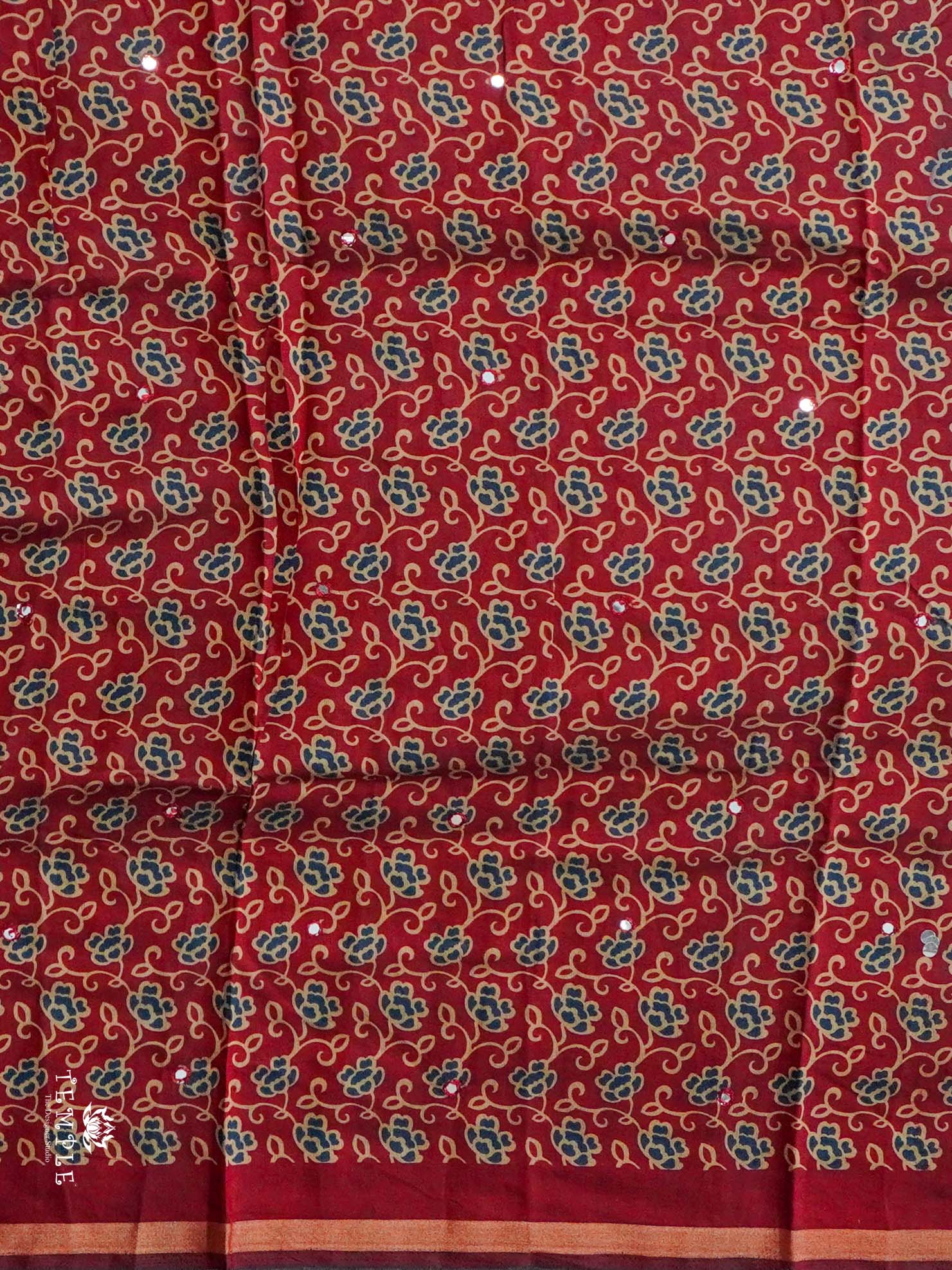 Fancy Soft Cotton Saree | TTDS2231