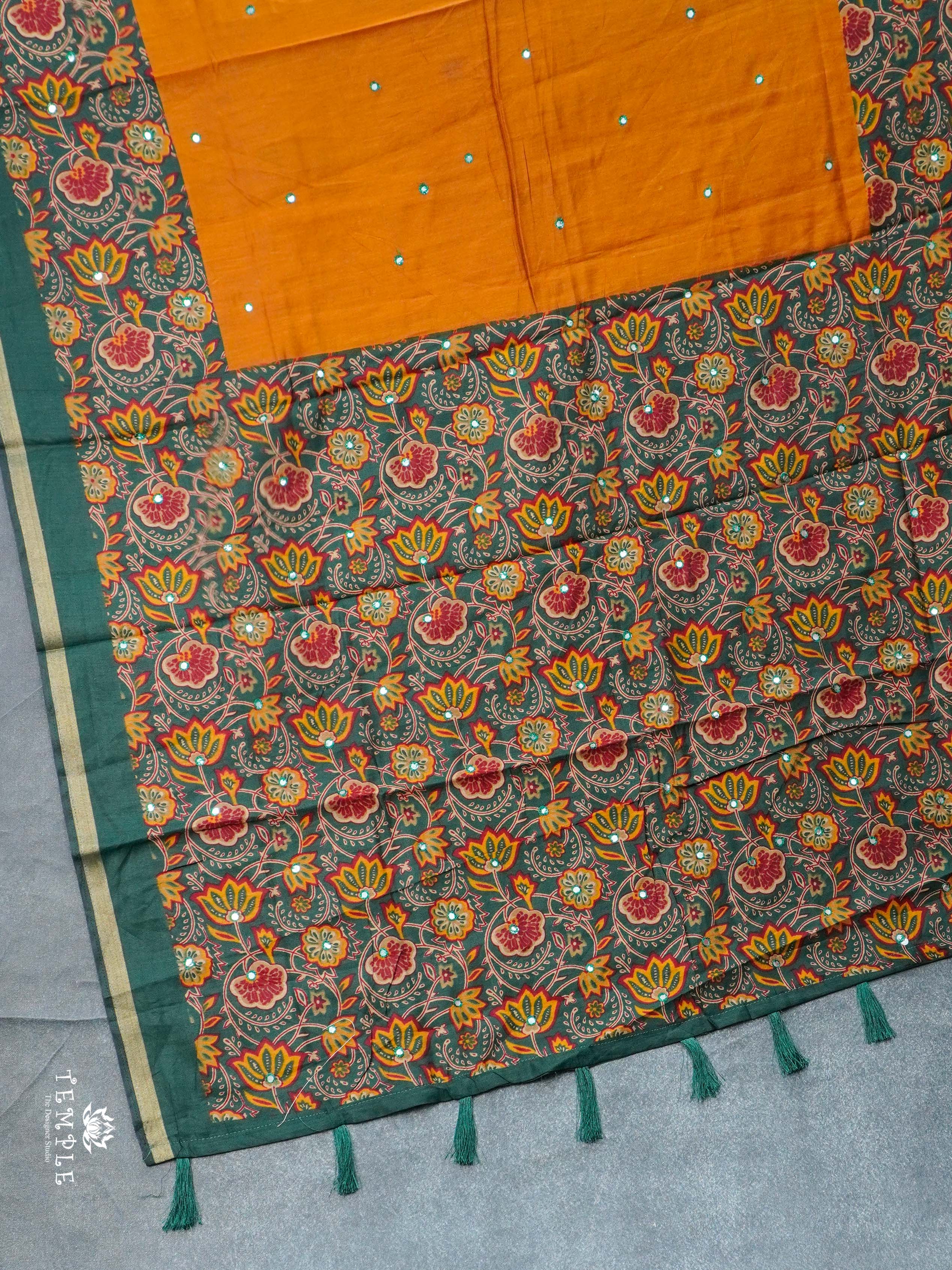 Fancy Soft Cotton Saree | TTDS2231