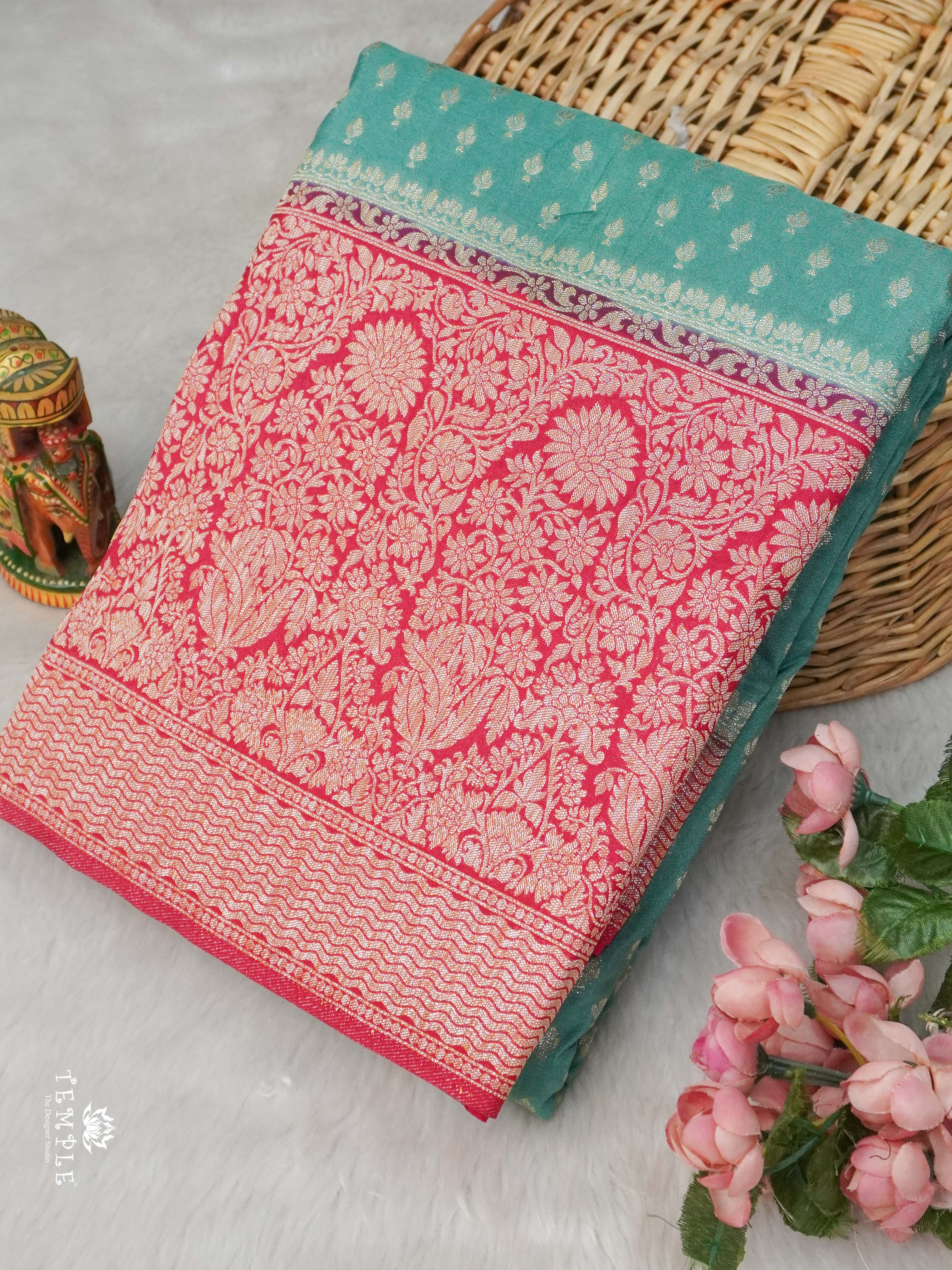 Khaddi Georgette Saree | TTDS2672