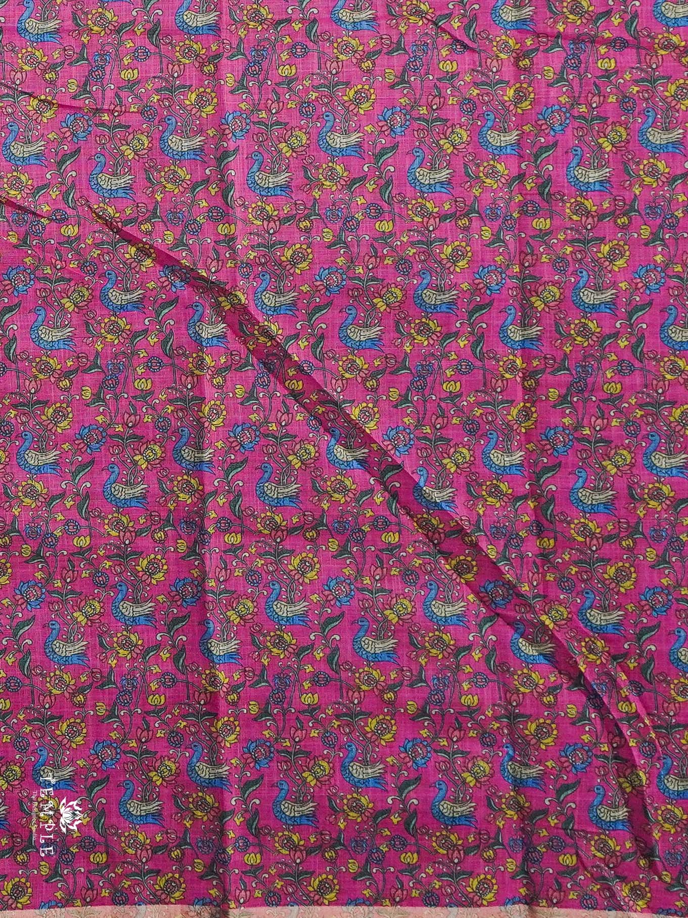 Printed Chanderi Cotton saree | TTDS2253