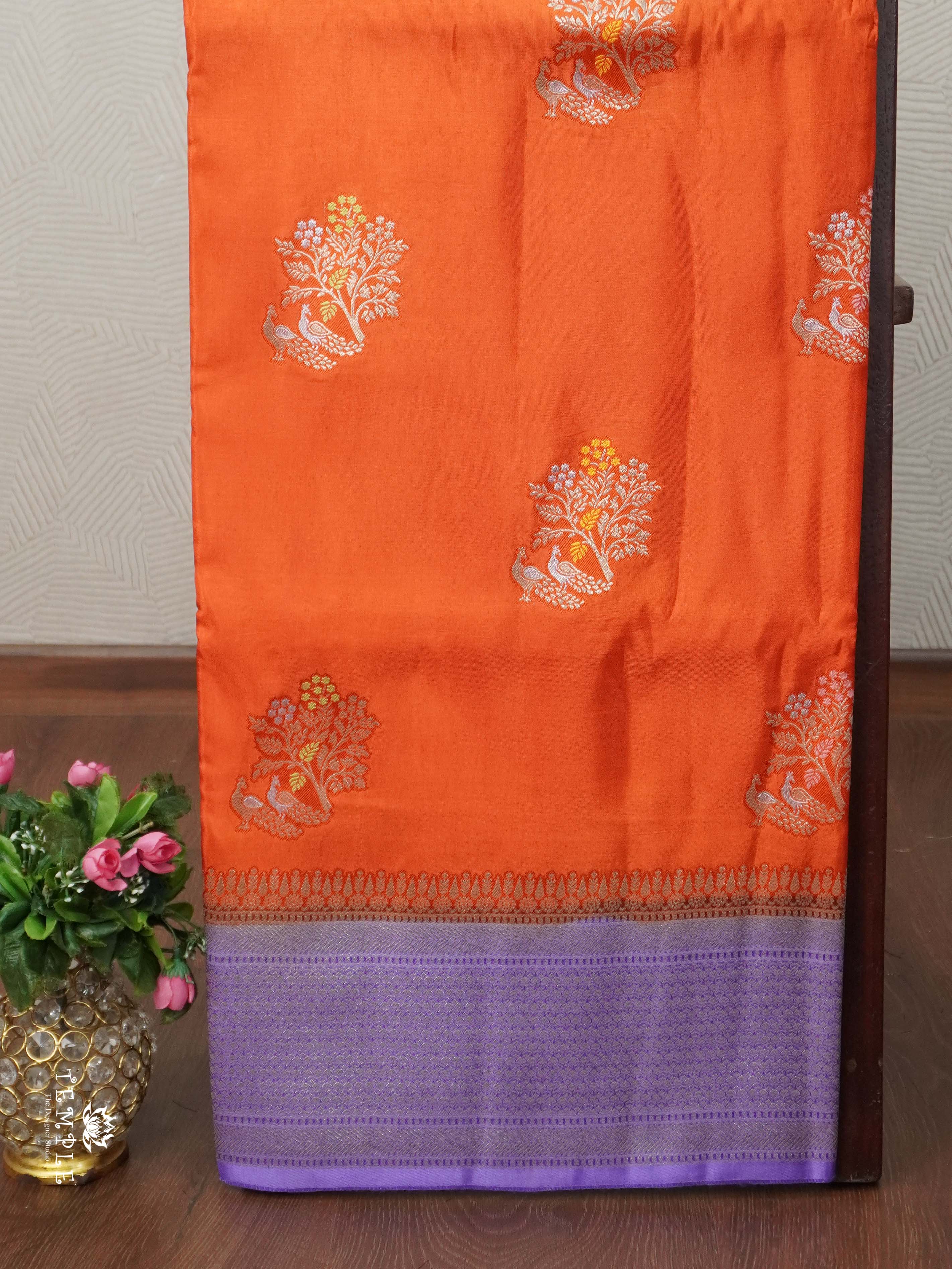 Satin Silk Saree | TTDS2681