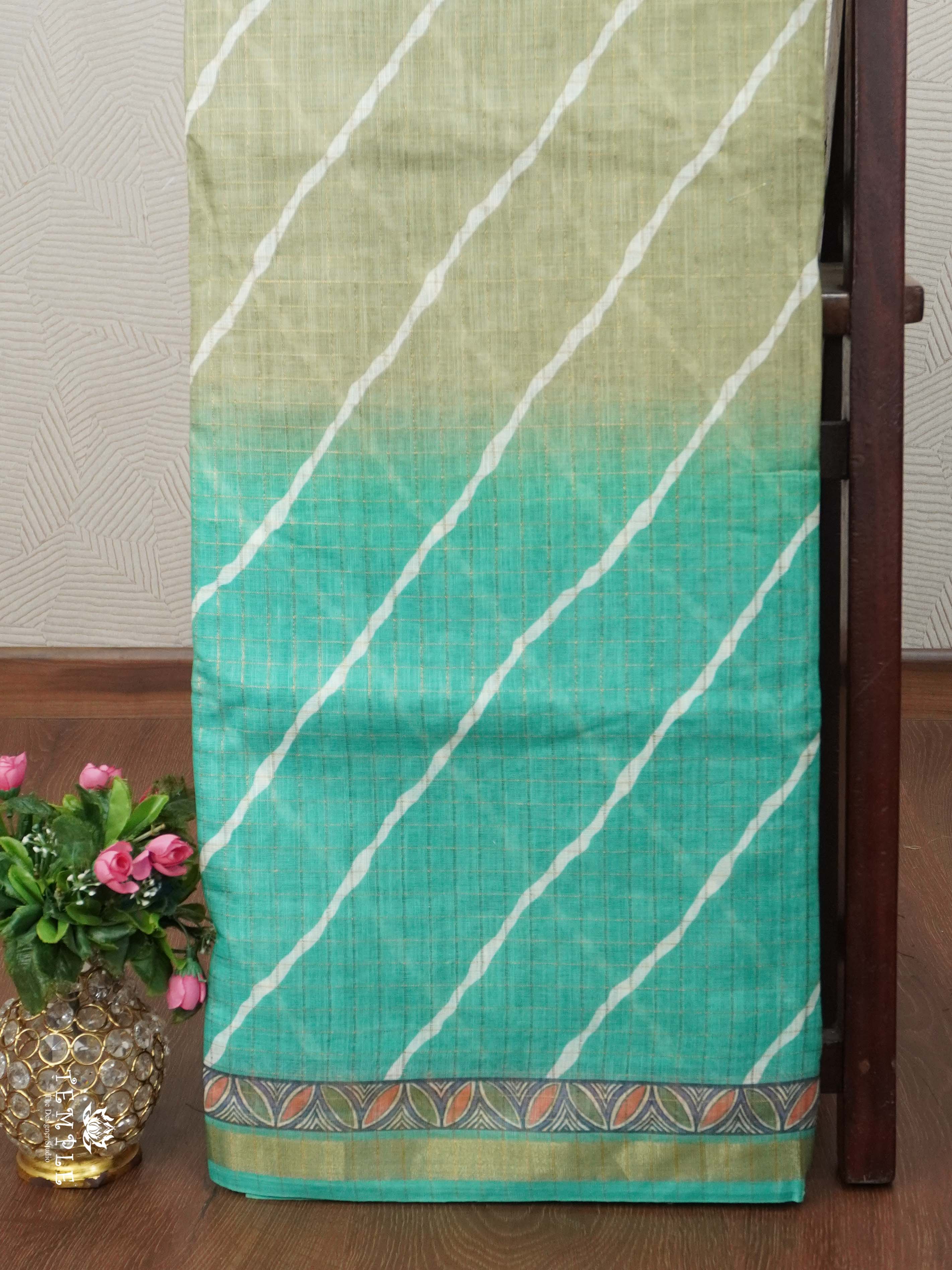 Chanderi Cotton Saree With Triple Shades | TTDS2507